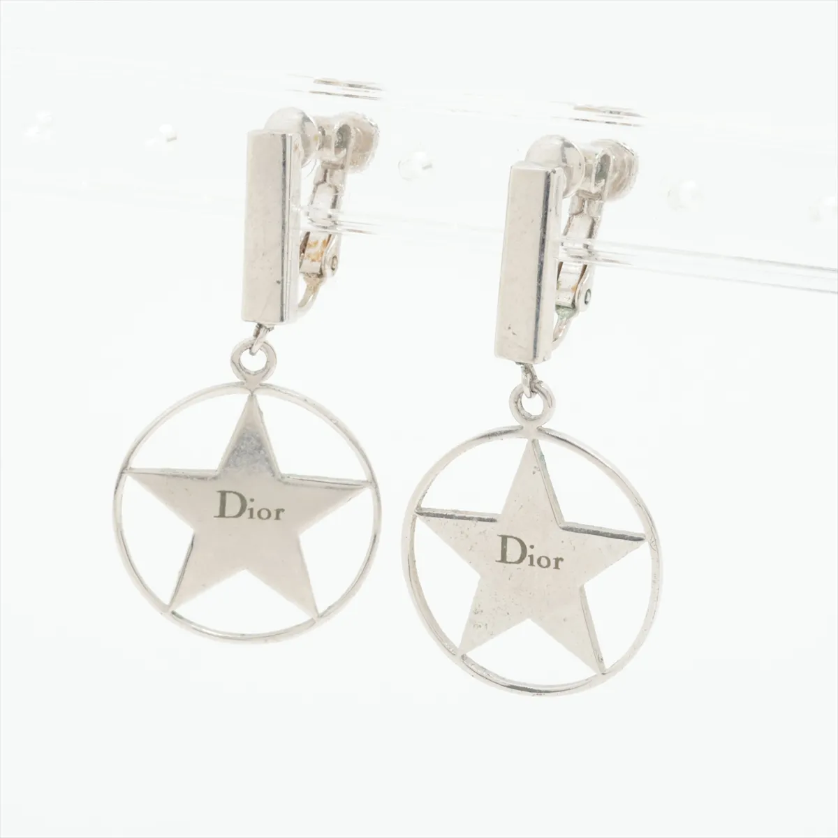 Logo Earrings (Pair) Metal Silver — view 3