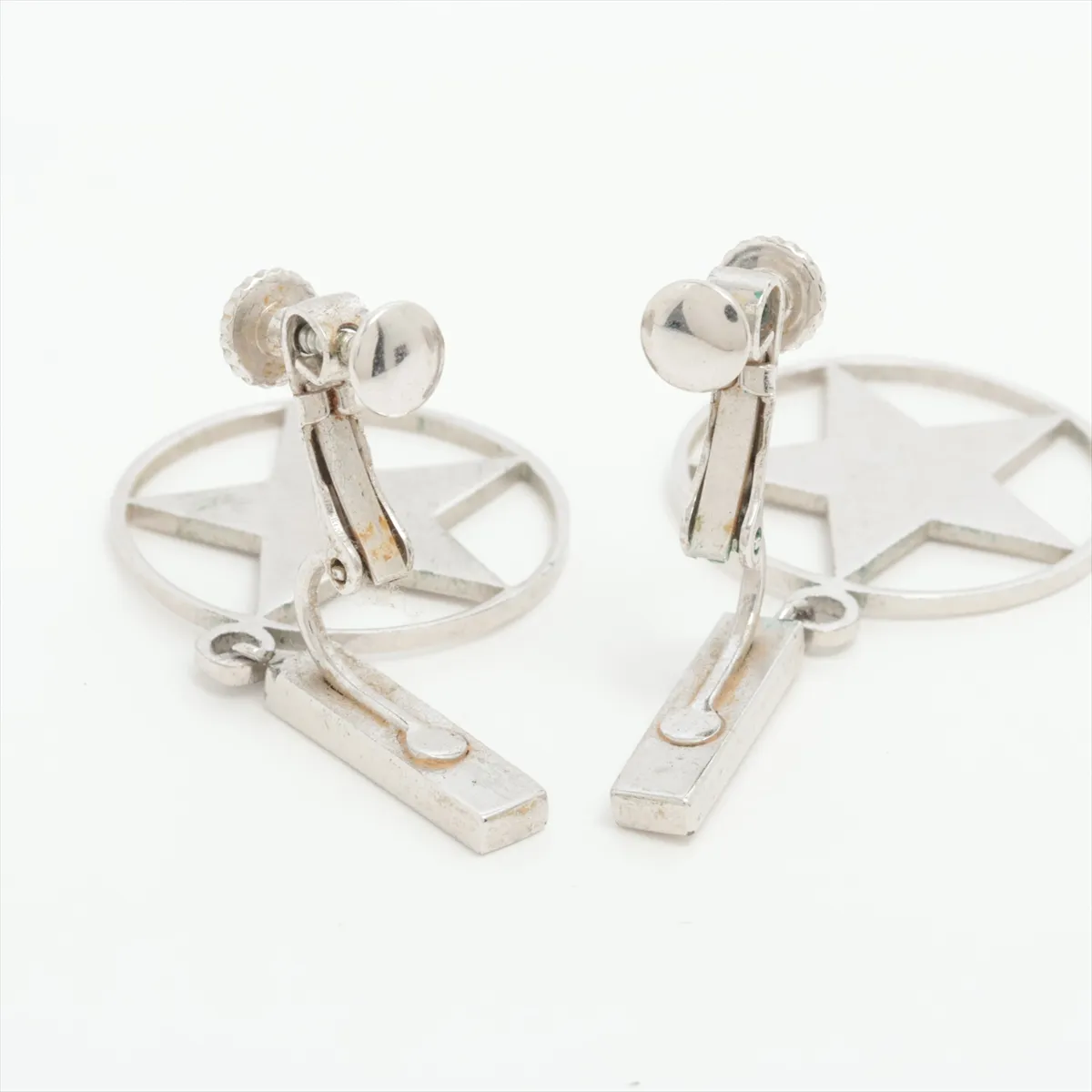 Logo Earrings (Pair) Metal Silver — view 4