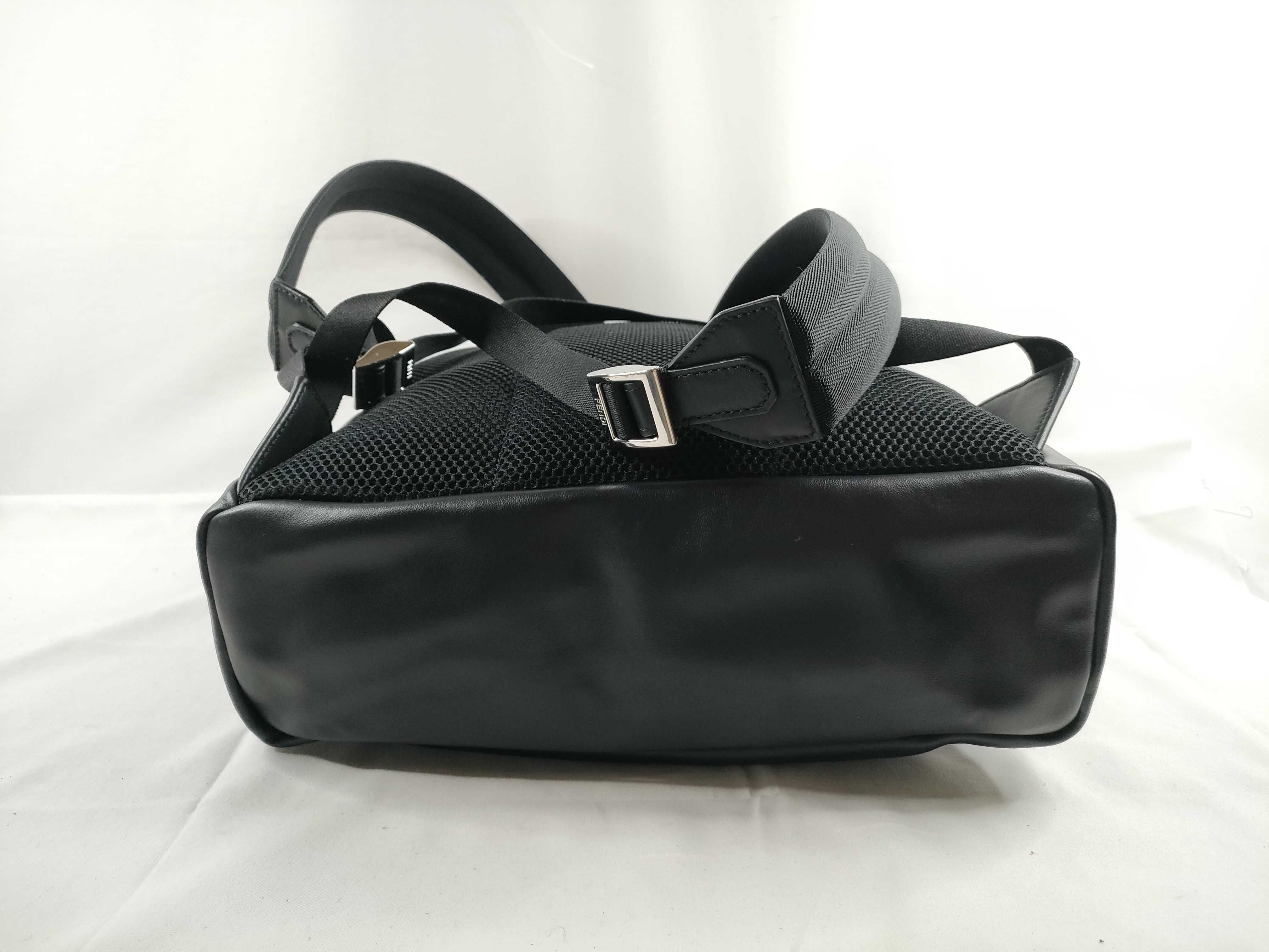 Leather Fisheye Logo Backpack 7VZ042 — view 4