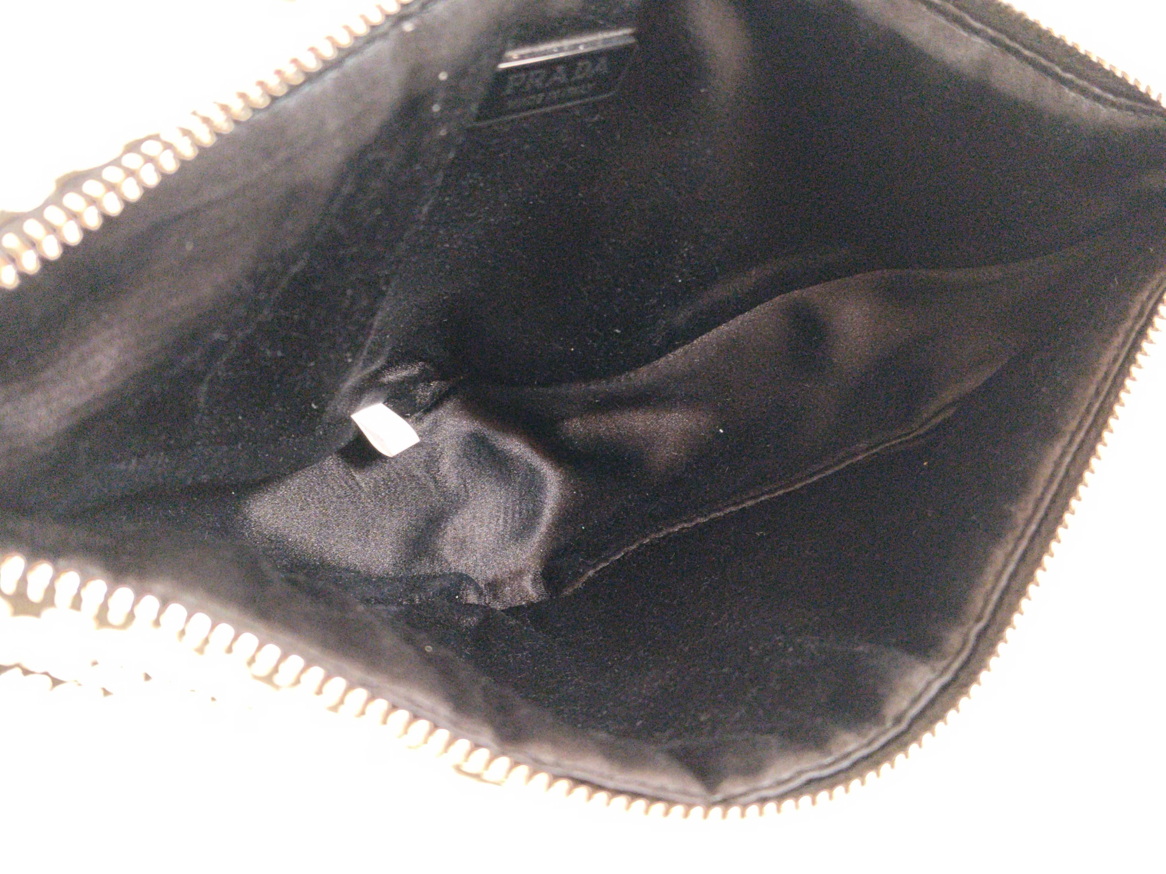 Crystal Satin x Rhinestone Shoulder Bag, Black, 1NQ044 (Handbag) — view 9