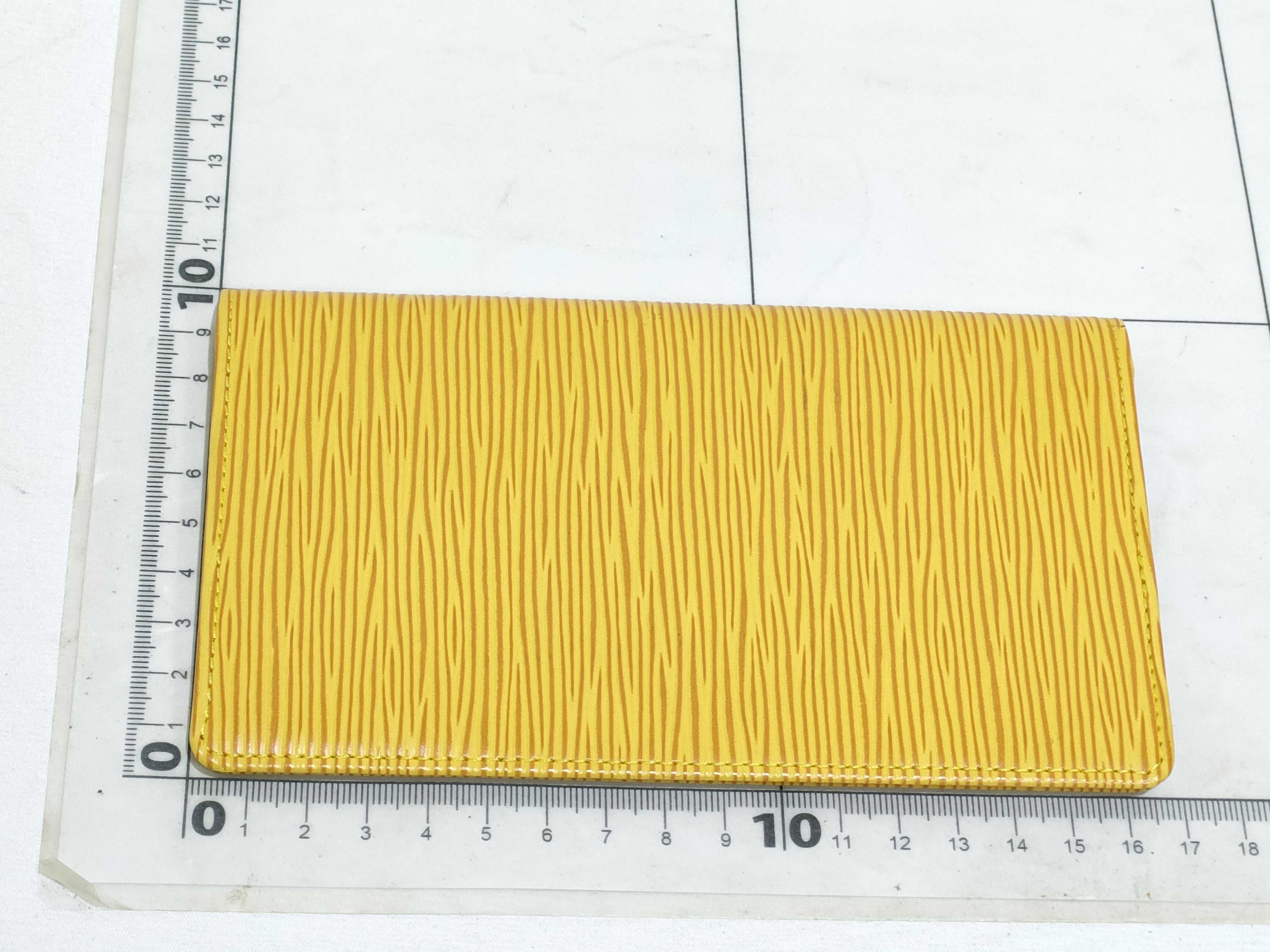 Epi Leather Agenda Poche (Yellow) with Box and Notebook Cover — view 2