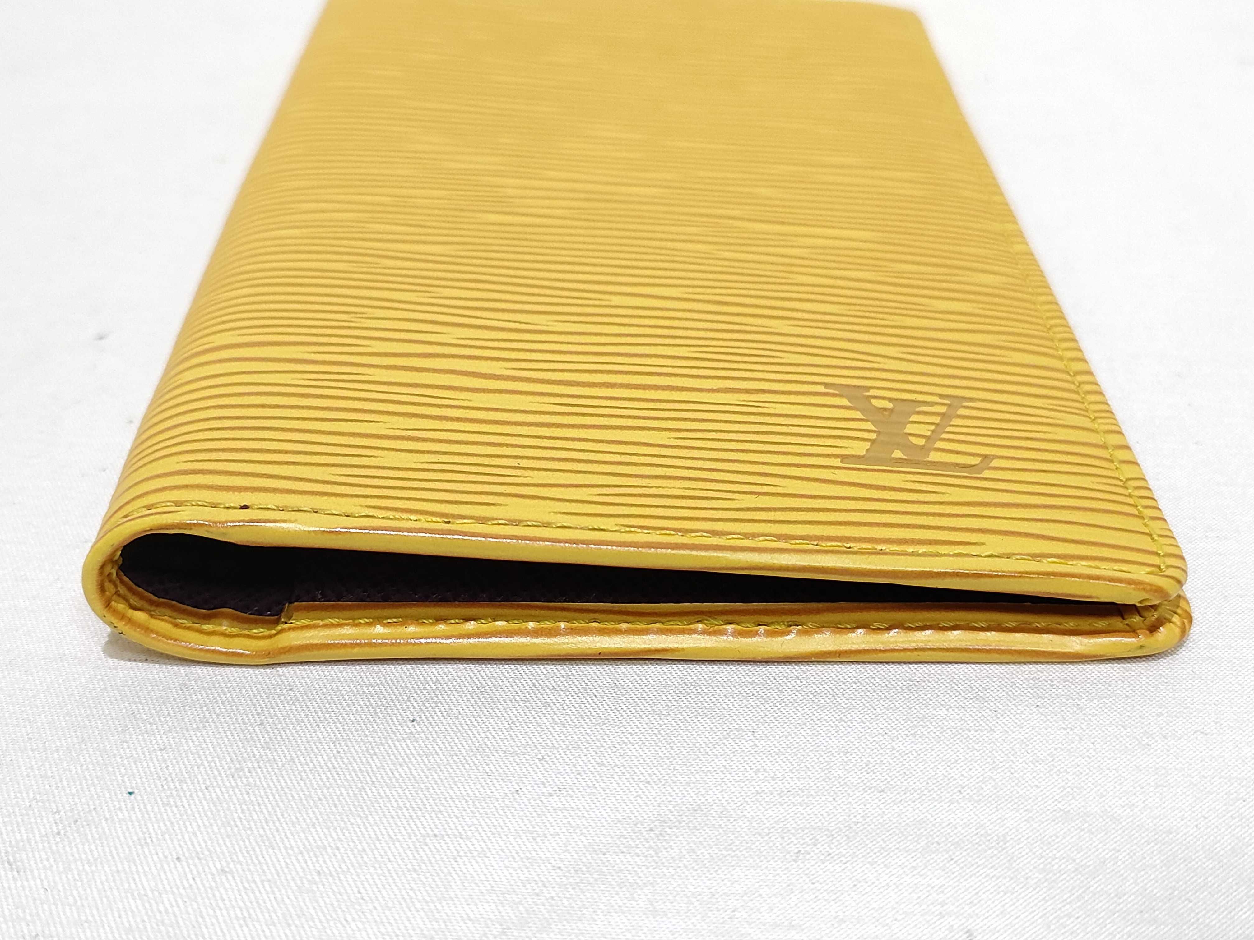 Epi Leather Agenda Poche (Yellow) with Box and Notebook Cover — view 3
