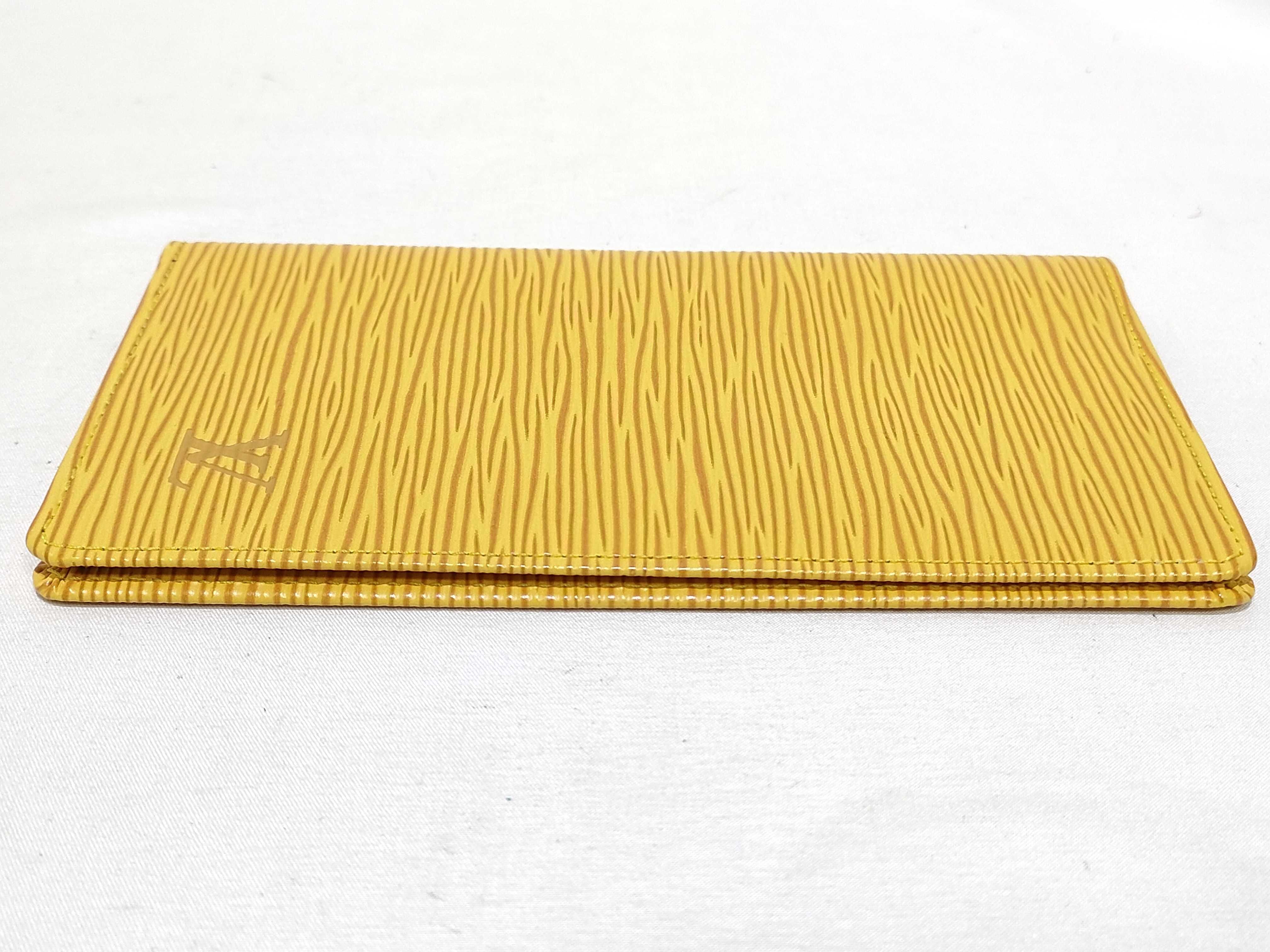 Epi Leather Agenda Poche (Yellow) with Box and Notebook Cover — view 5