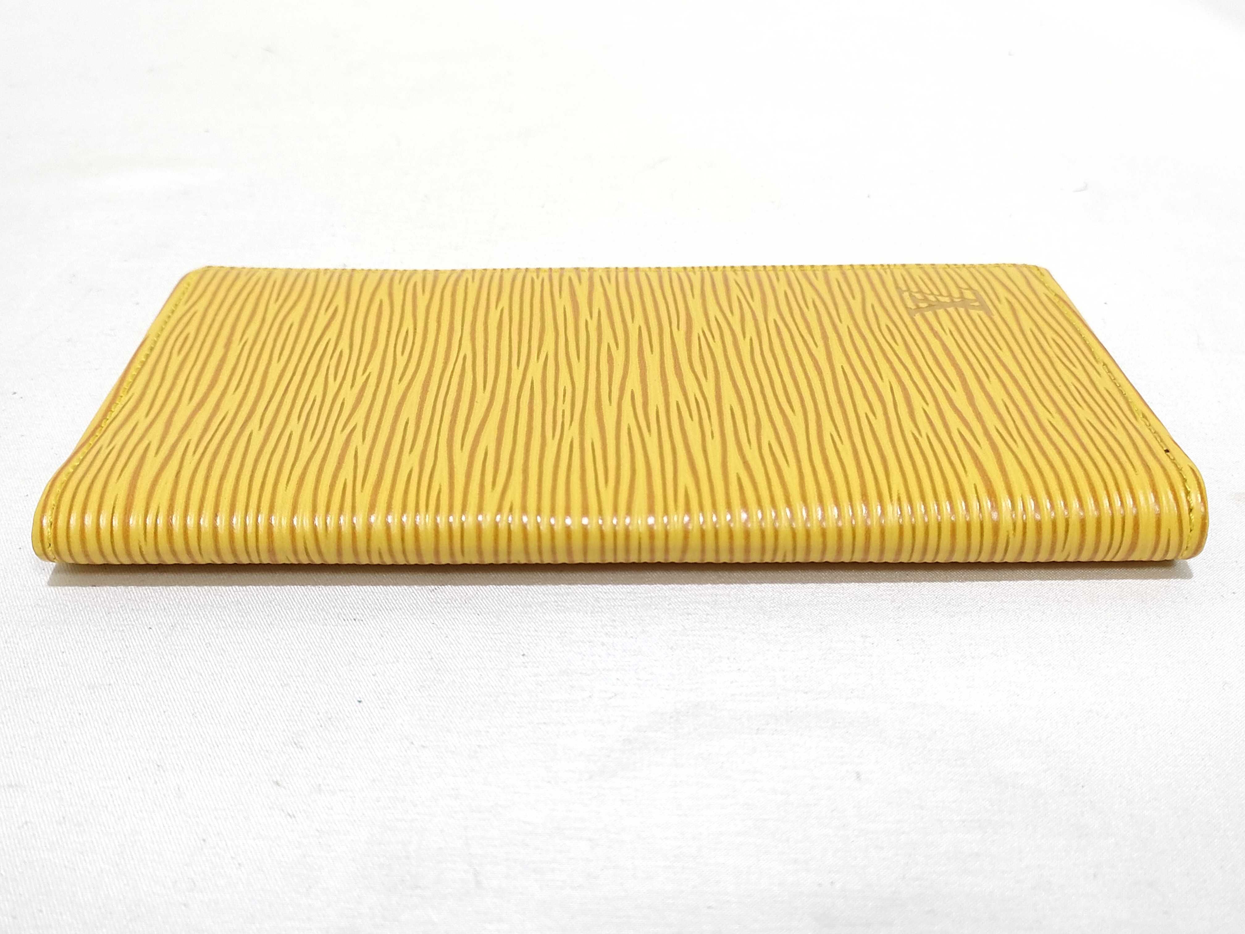 Epi Leather Agenda Poche (Yellow) with Box and Notebook Cover — view 6