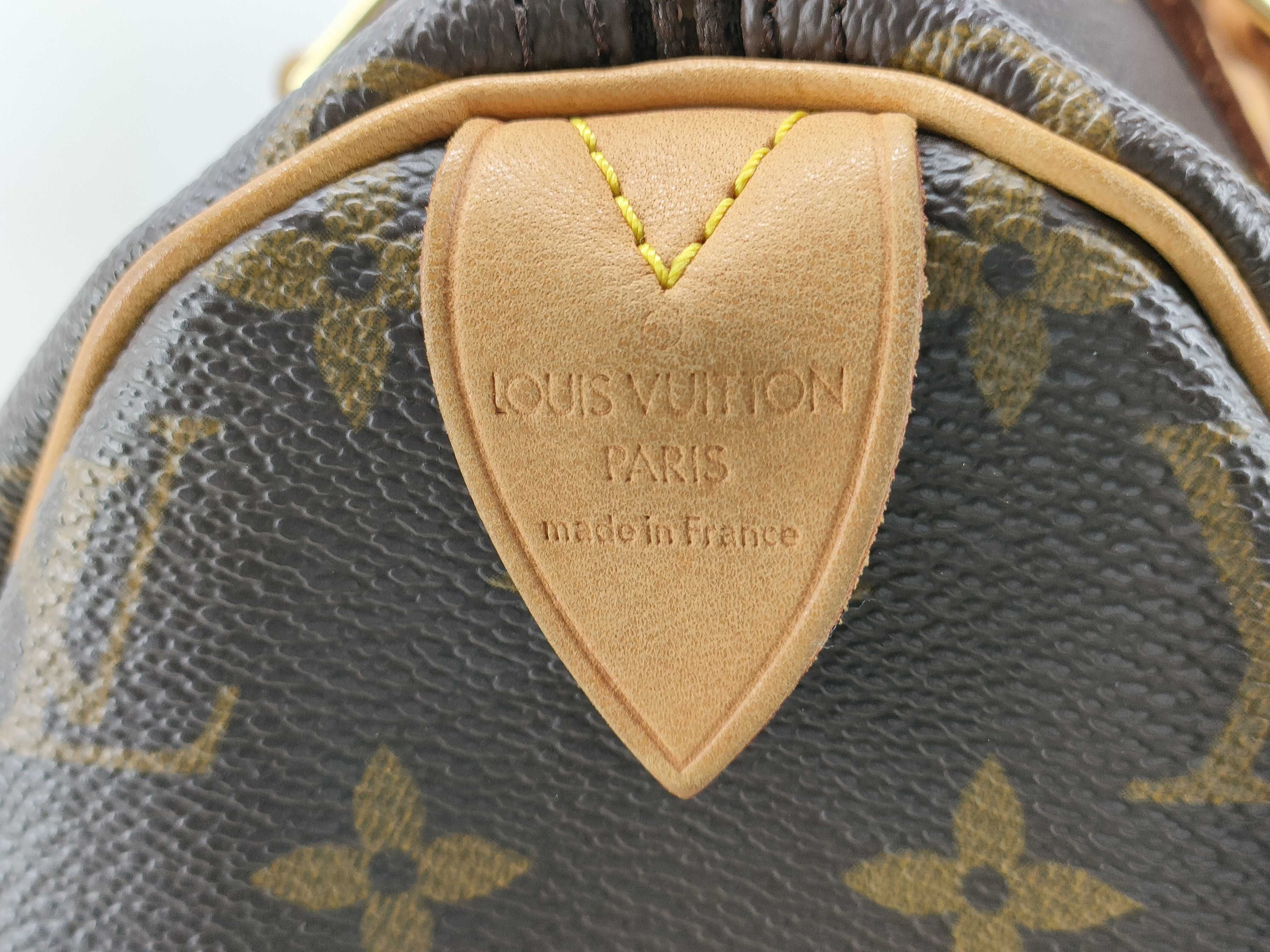 Monogram Speedy 30 M41524 TH0093 Boston Bag — view 12