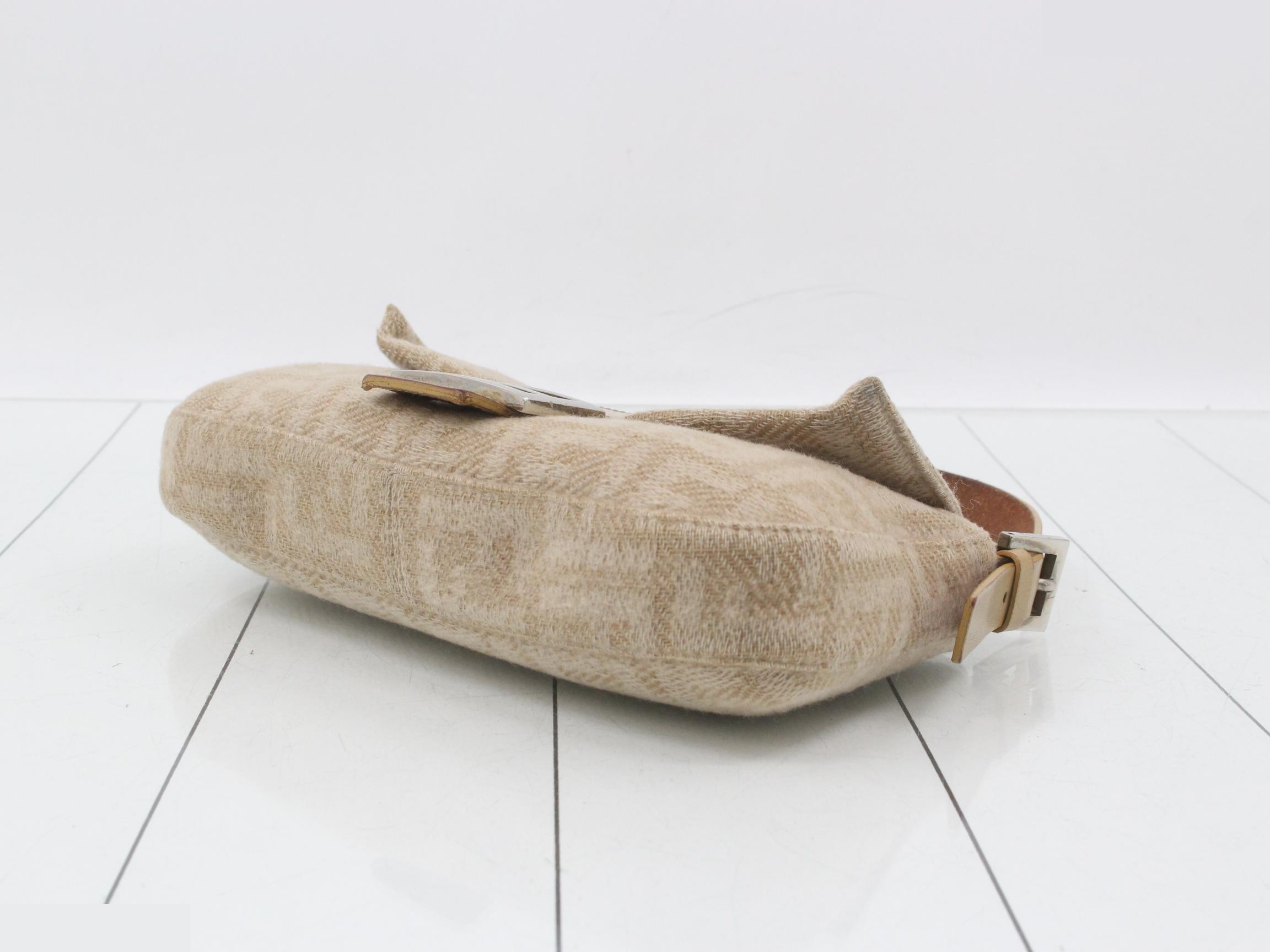 FENDY ZUCCA Mamma Baguette Handbag — view 6