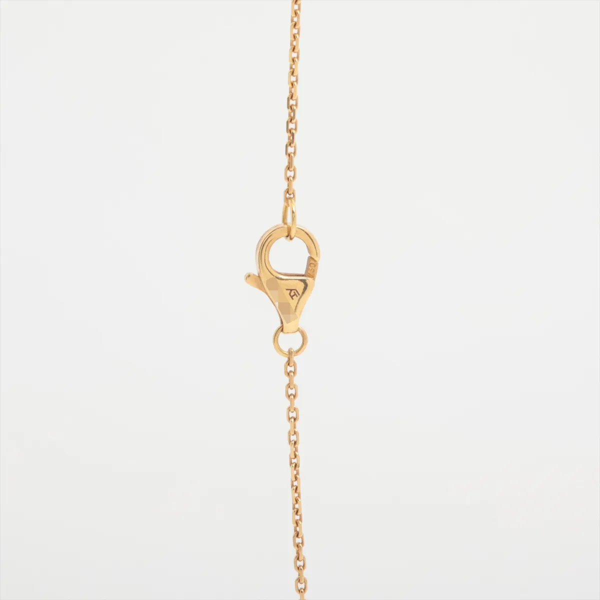 Amulette de Cartier Chrysoprase Diamond Necklace, 750 (Yellow Gold), 3.3g, BAH180, — view 3