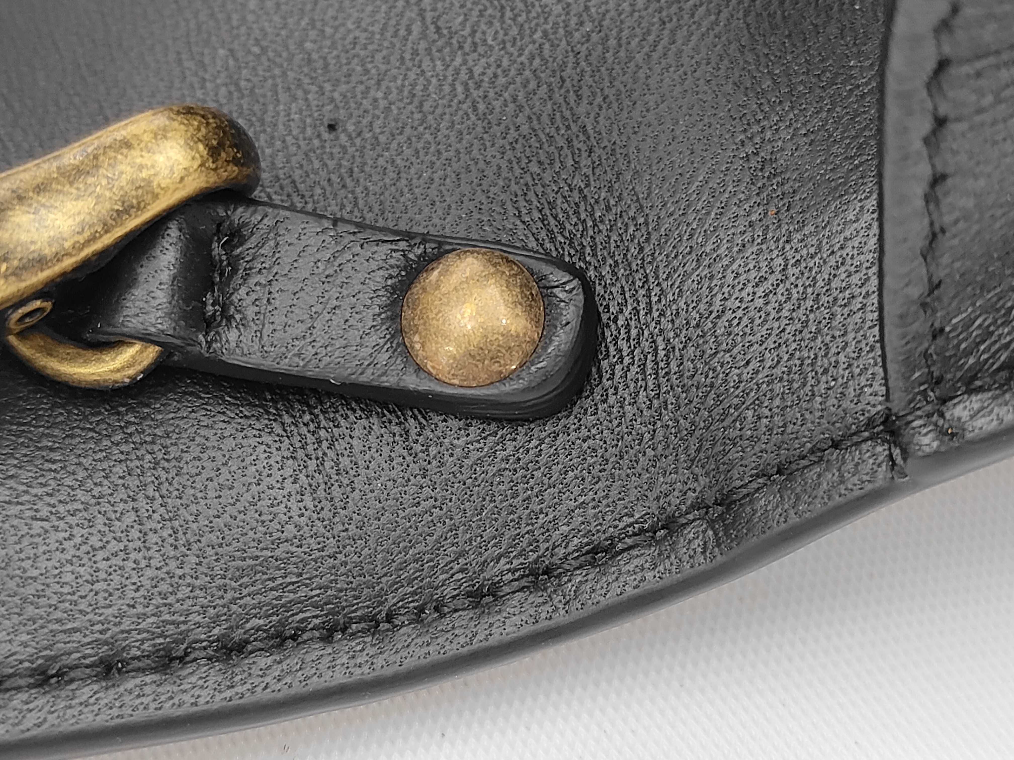 Intrecciato Chain Wallet Black x Gold Bag — view 7