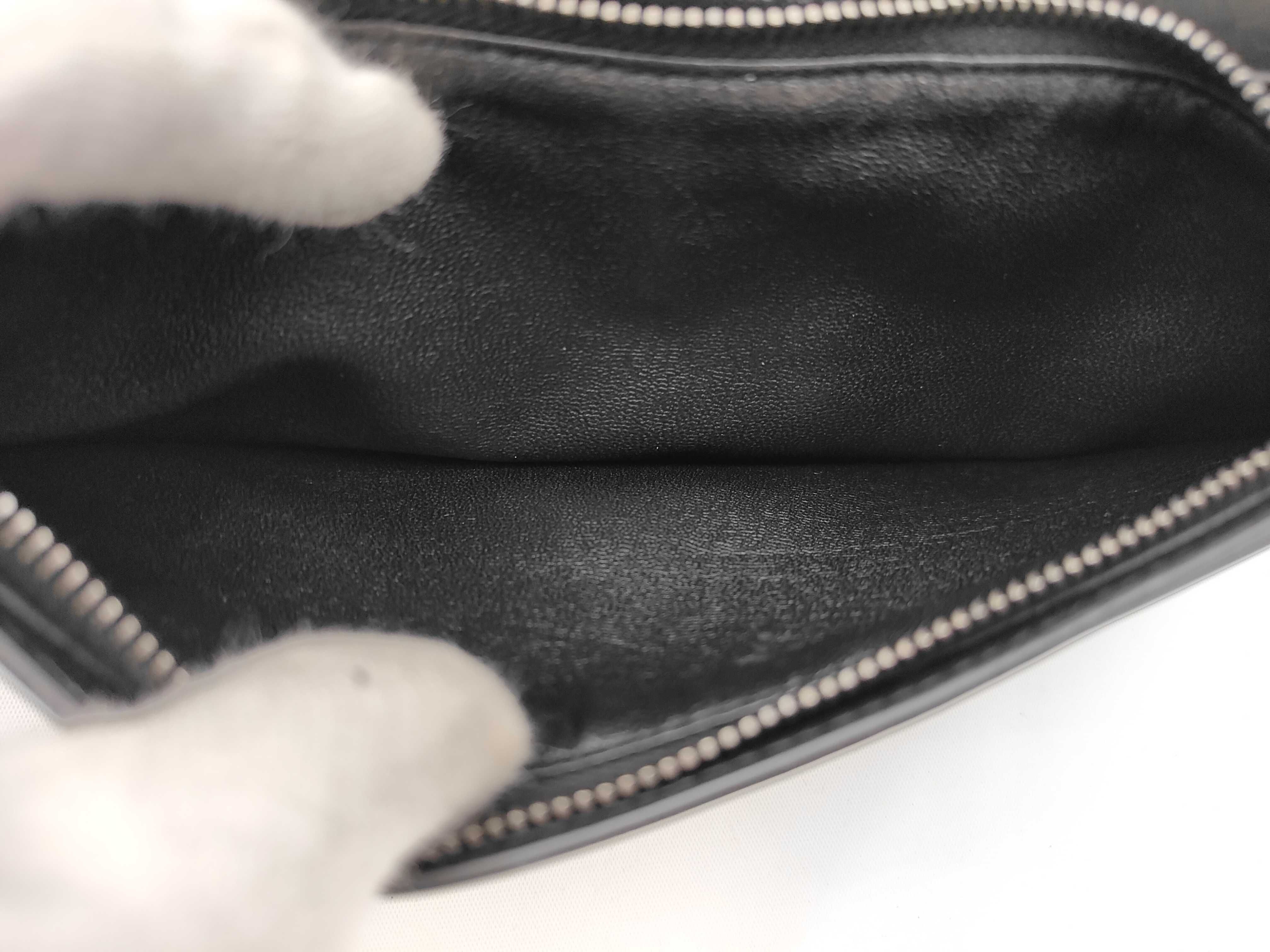 Intrecciato Chain Wallet Black x Gold Bag — view 10