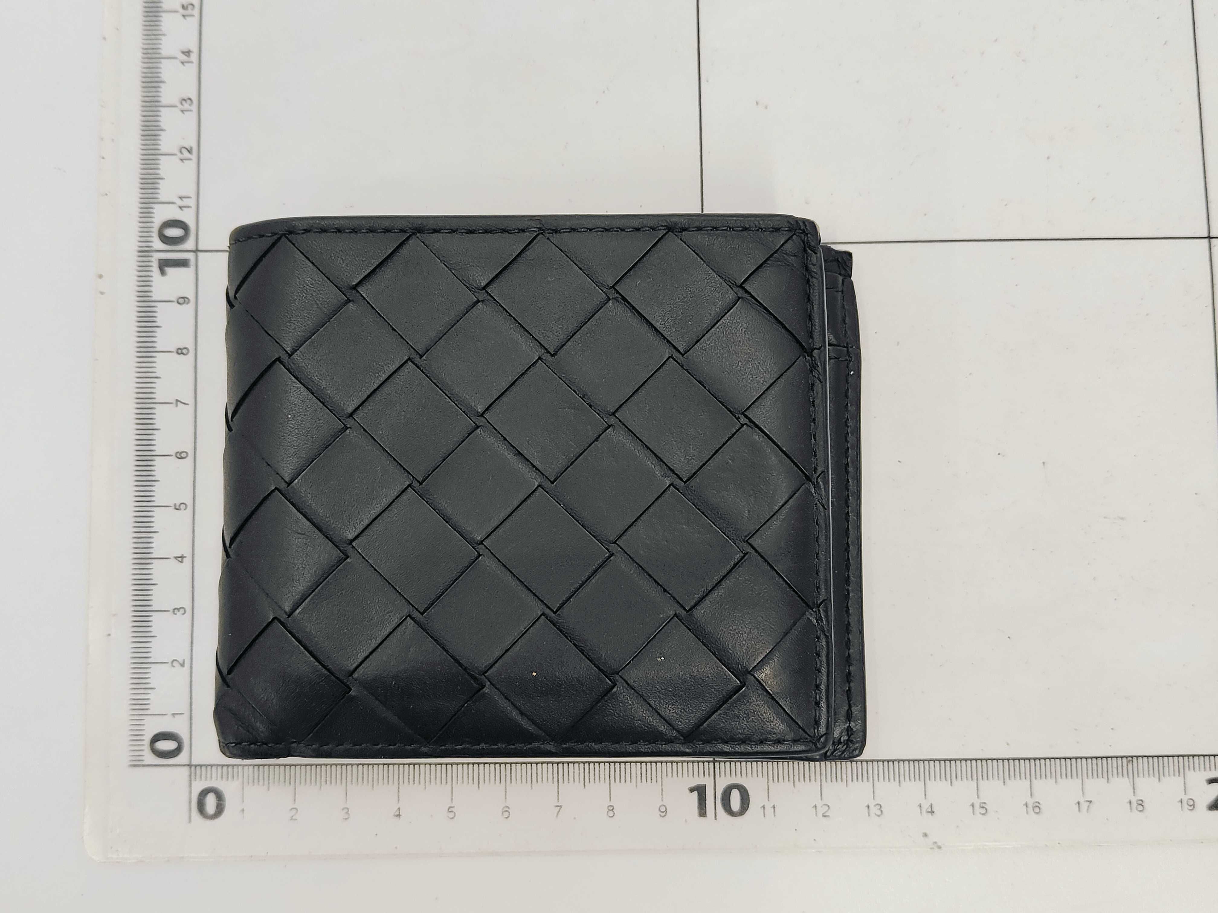 Intrecciato Mini Wallet, Black — view 2