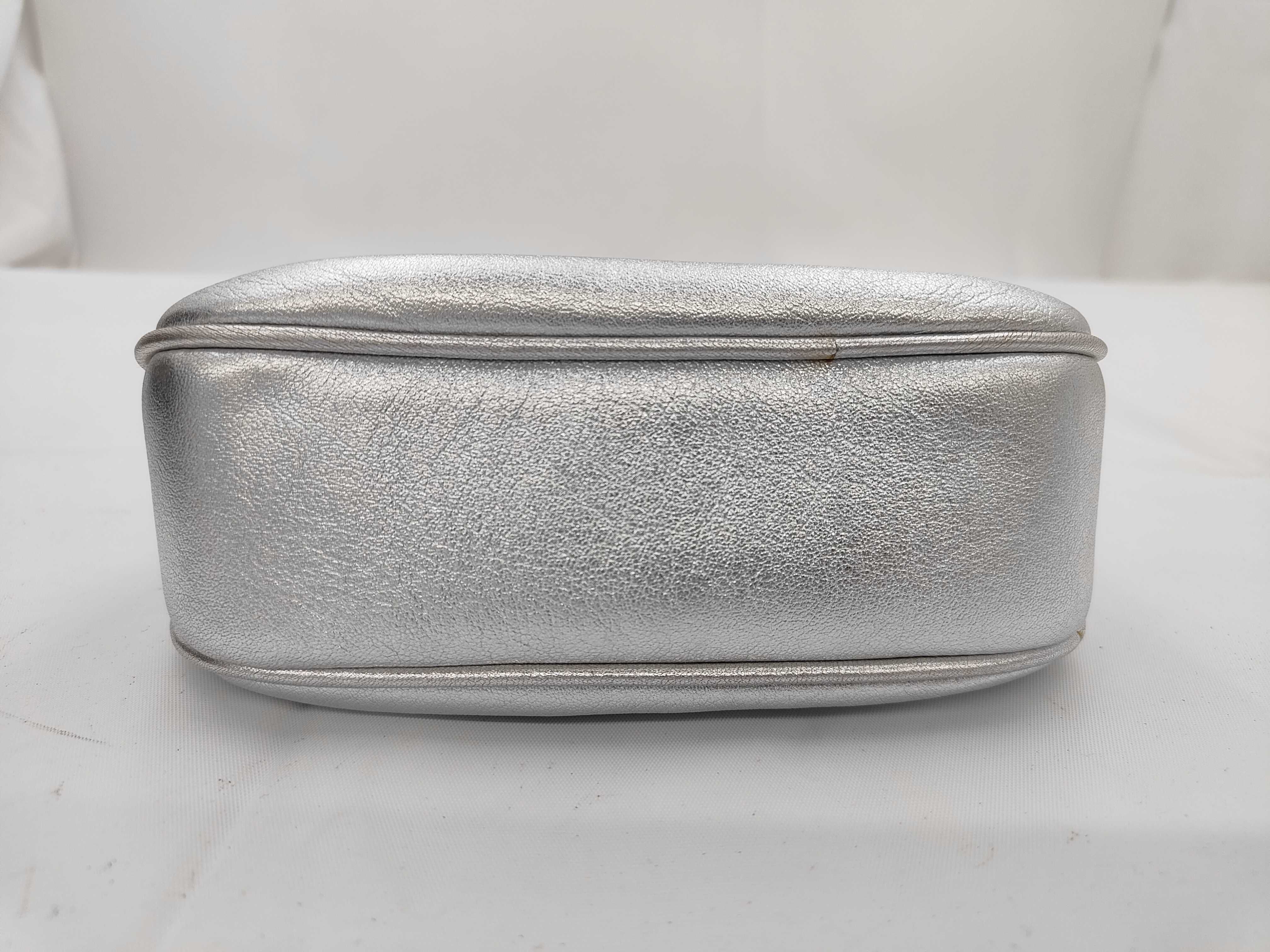 coin purse silver color mini gold chain shoulder bag — view 5
