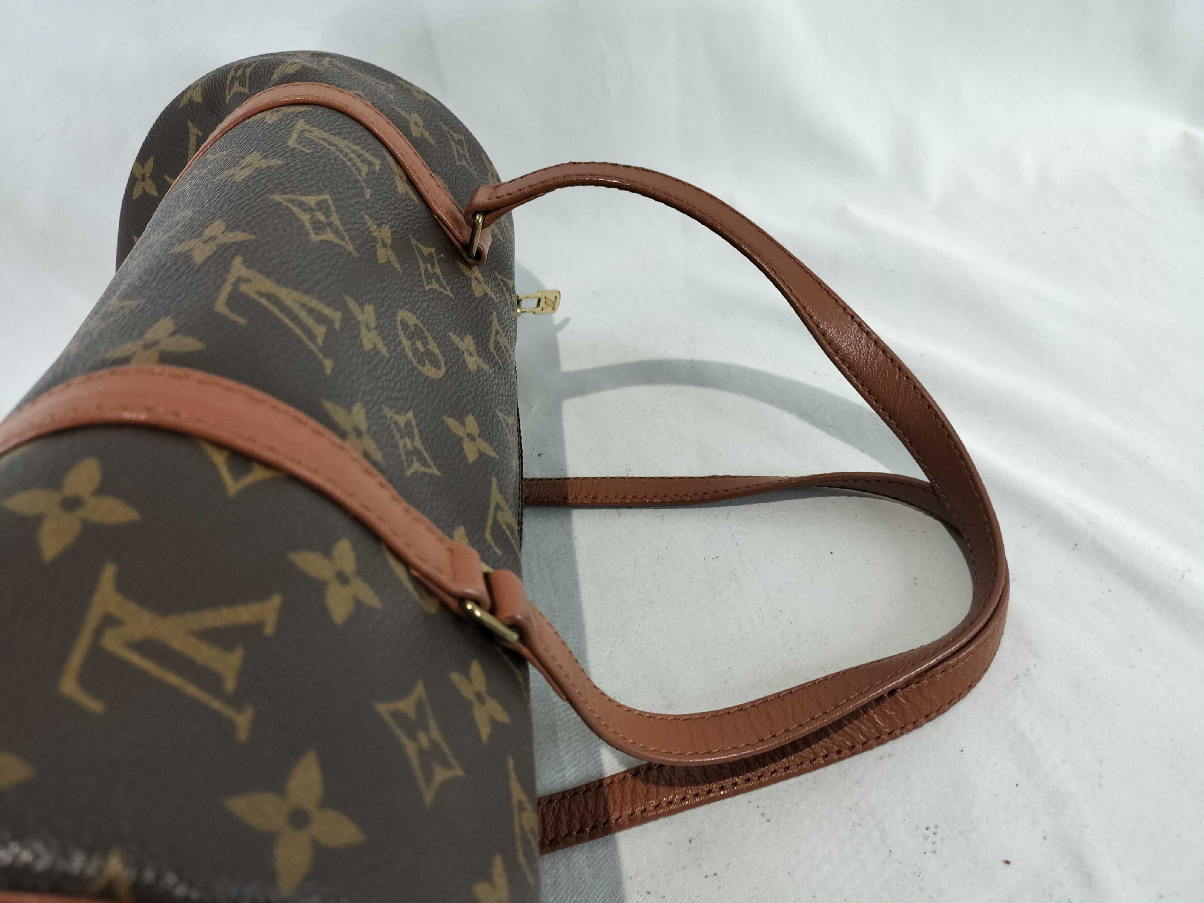 Monogram Papillon Handbag with Pouch — view 4