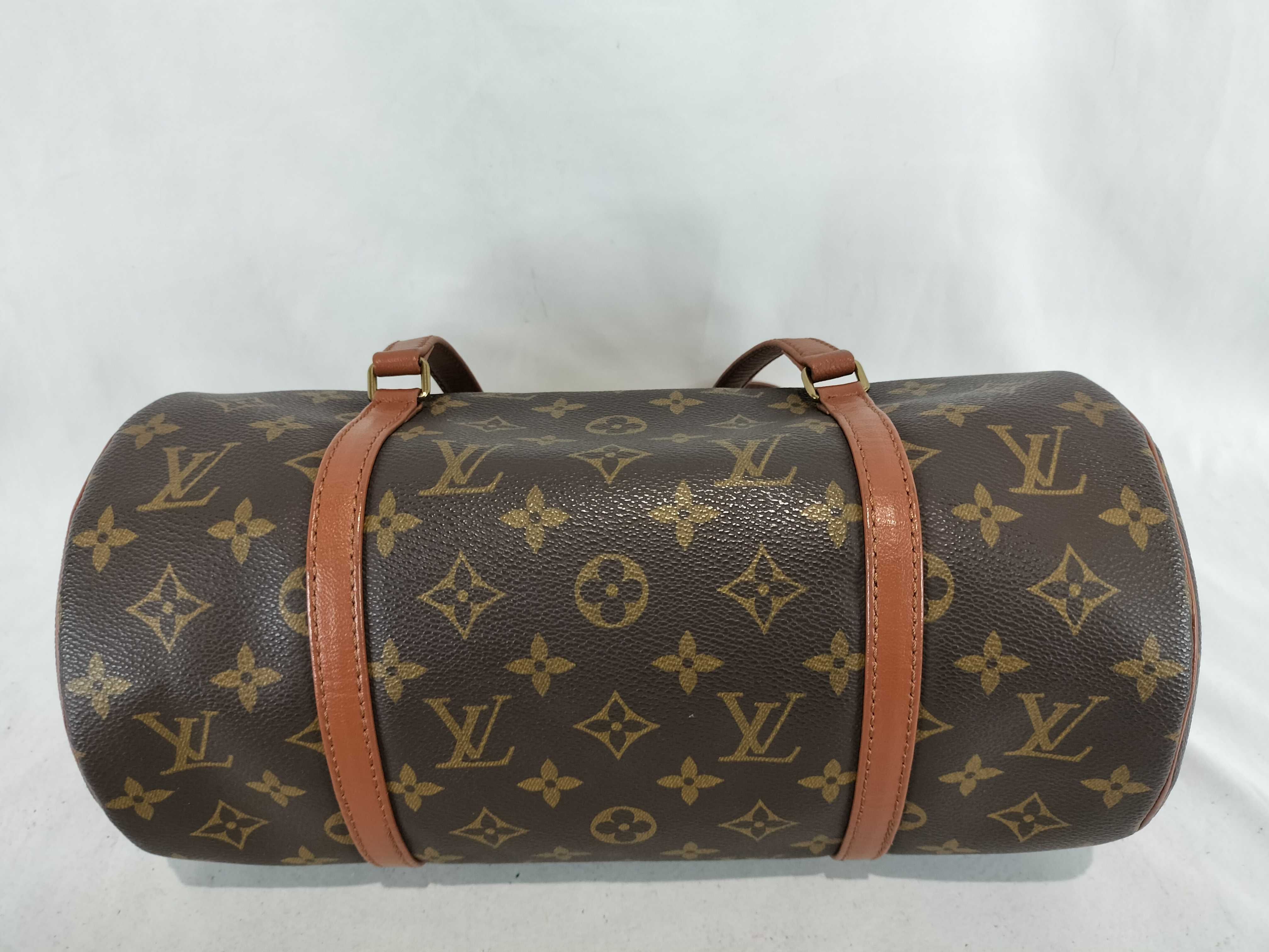 Monogram Papillon Handbag with Pouch — view 8