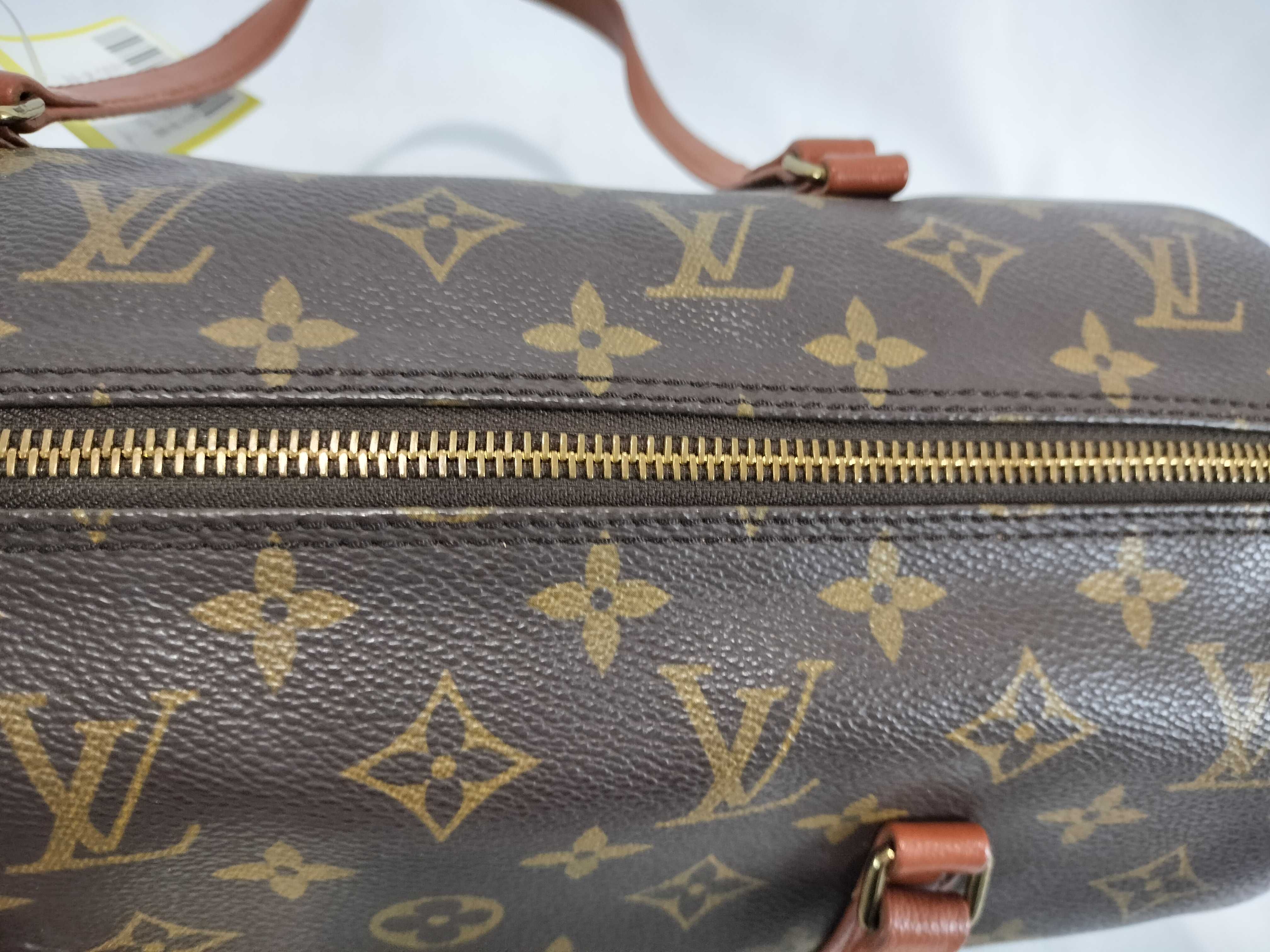 Monogram Papillon Handbag with Pouch — view 9