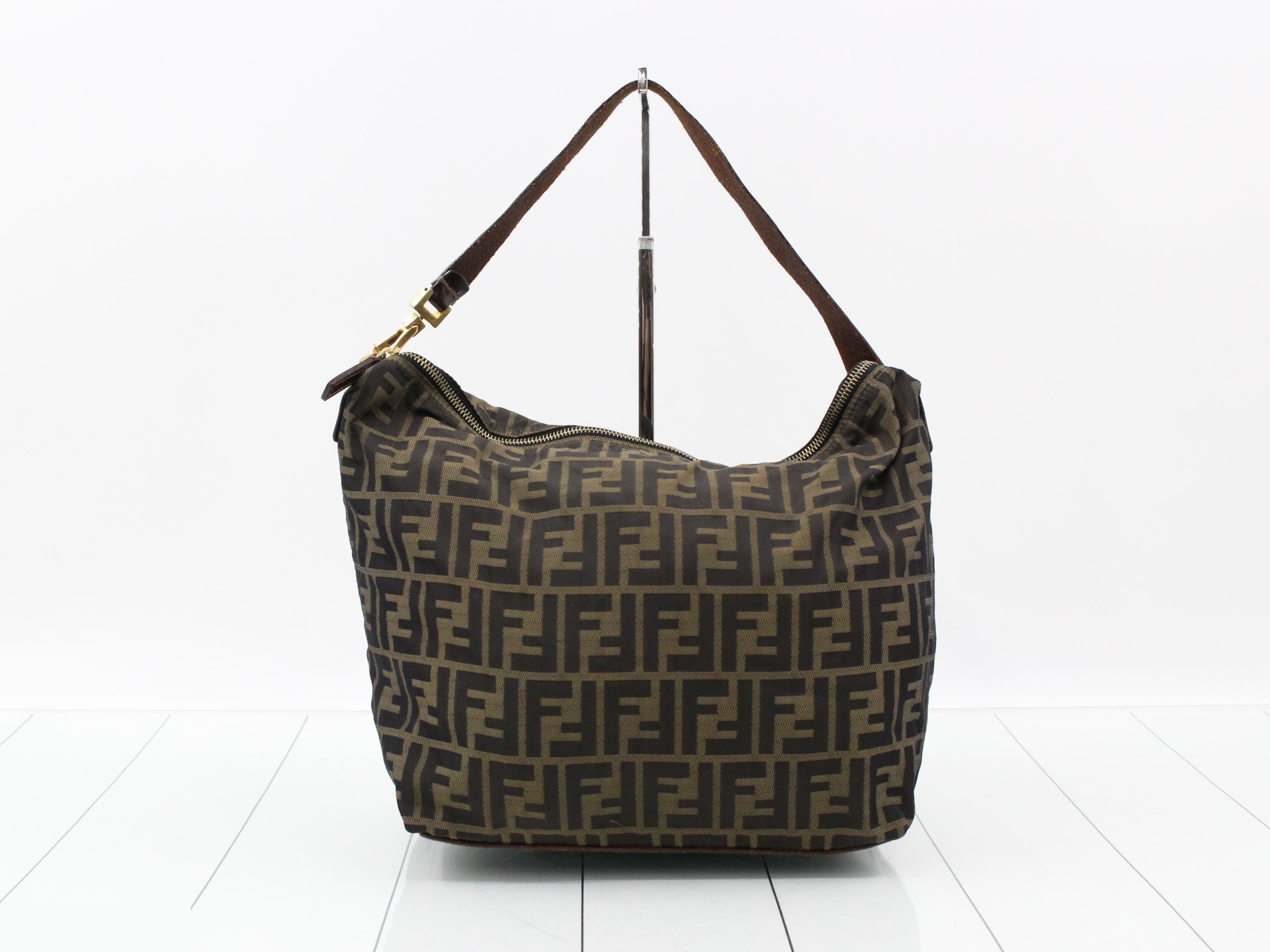 ZUCCA (Bag) - One-Shoulder Canvas Bag, Brown