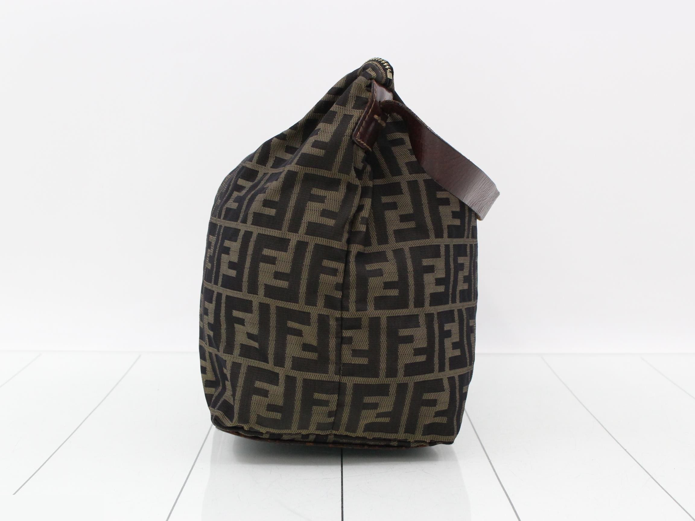 ZUCCA (Bag) - One-Shoulder Canvas Bag, Brown — view 3