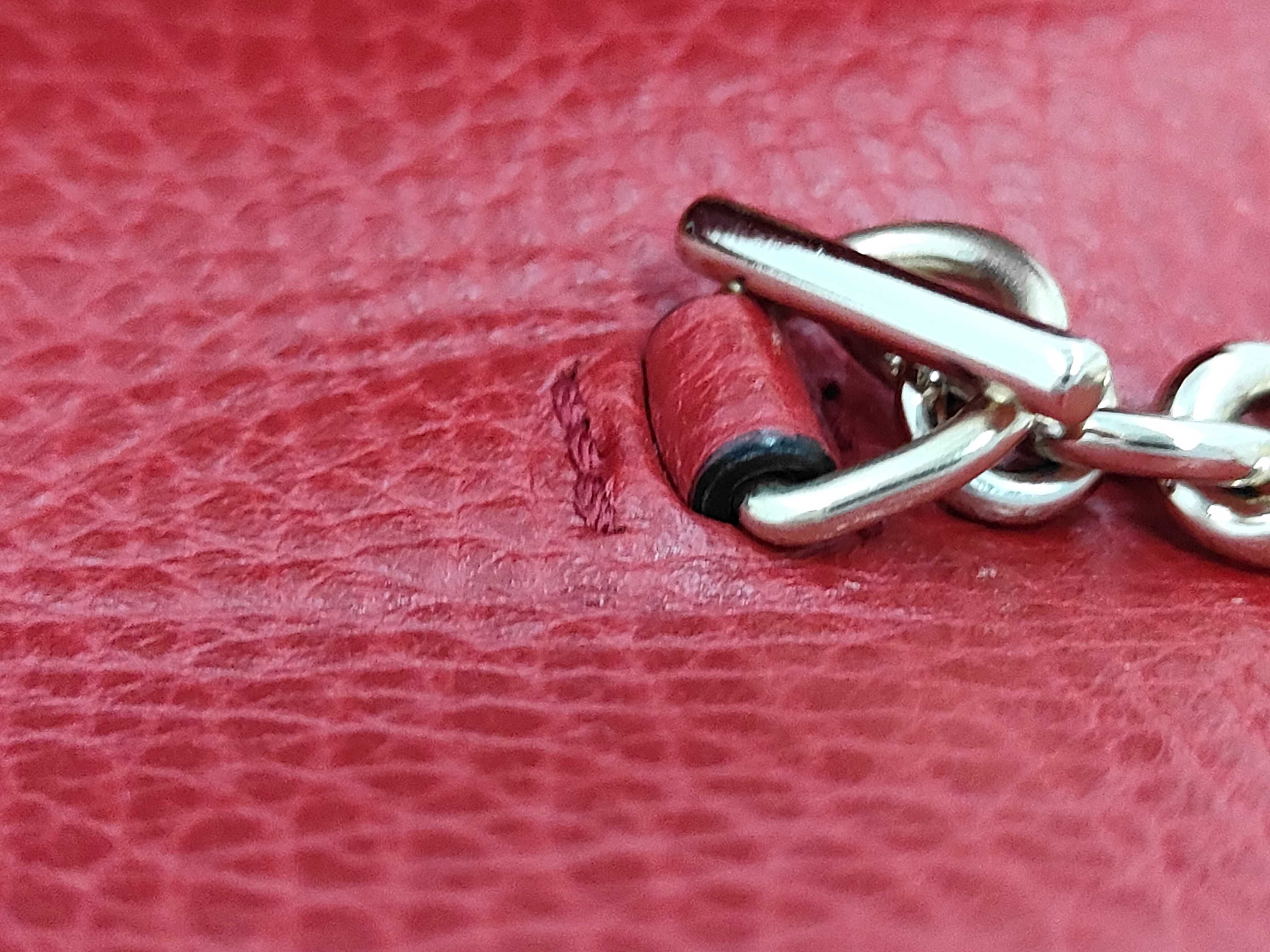 Interlocking WOC Red Shoulder Bag — view 5