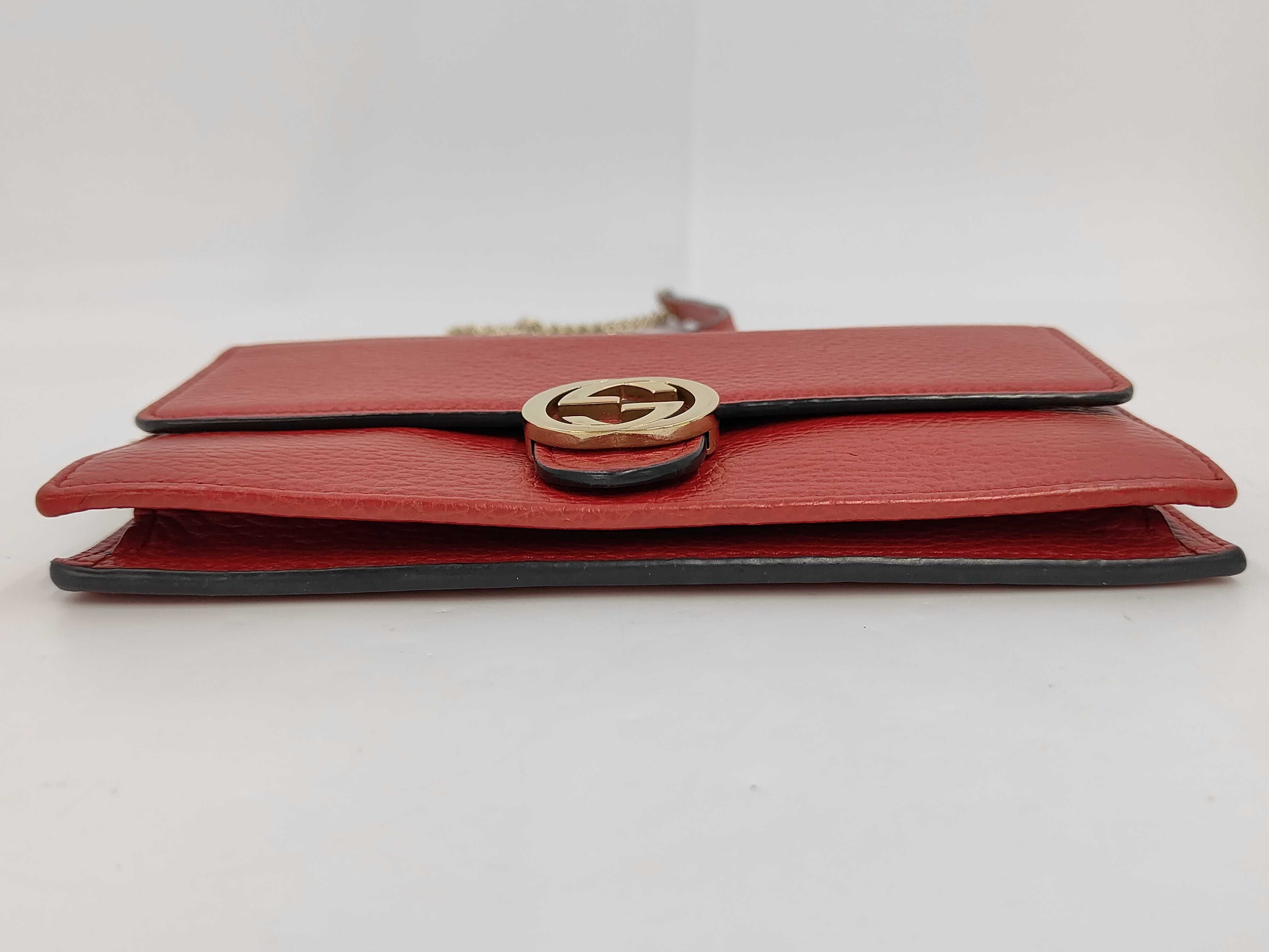 Interlocking WOC Red Shoulder Bag — view 6