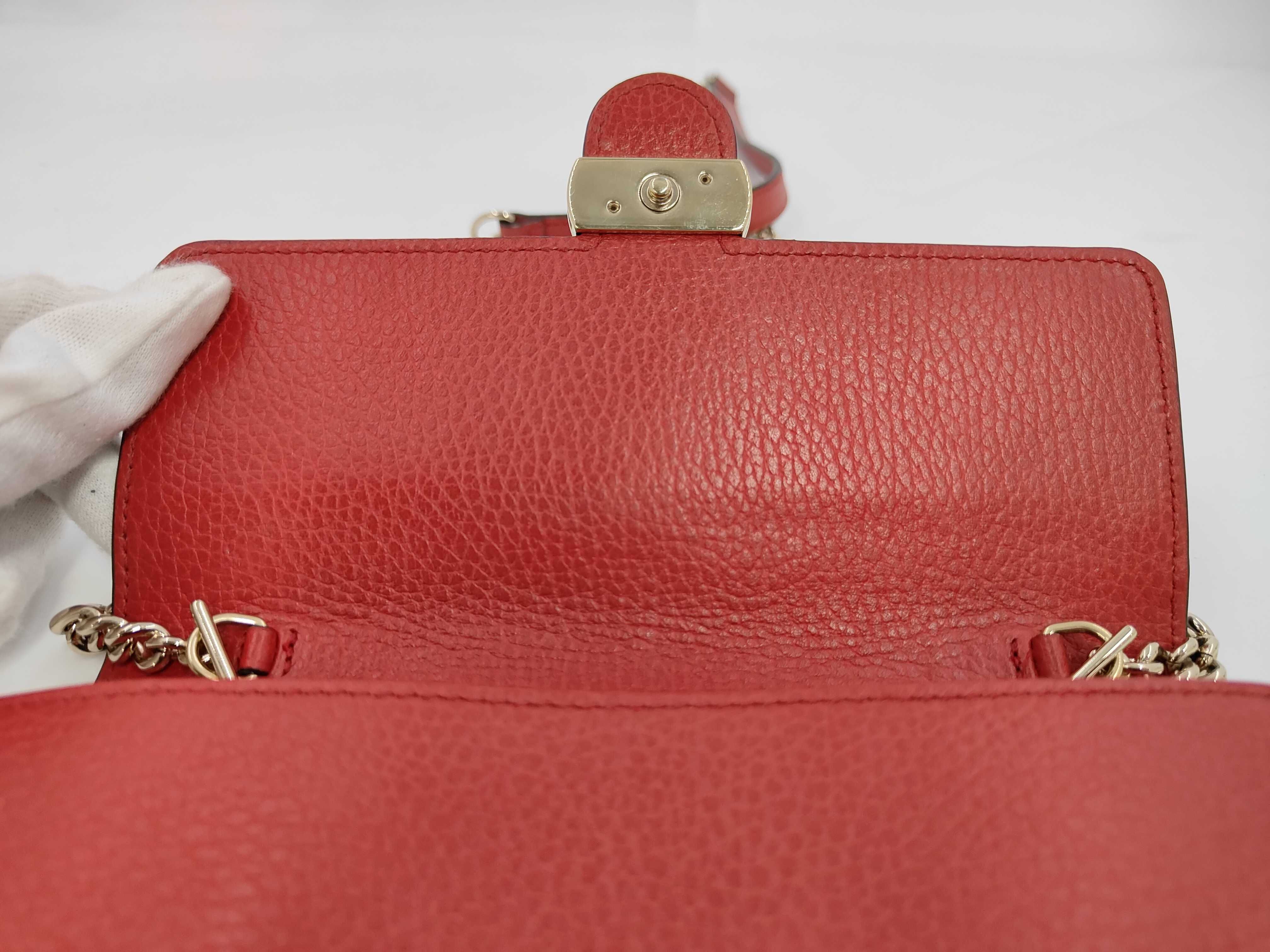 Interlocking WOC Red Shoulder Bag — view 8