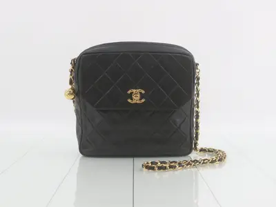 Matelassé Square Chain Shoulder Bag, No. 2, 2667143