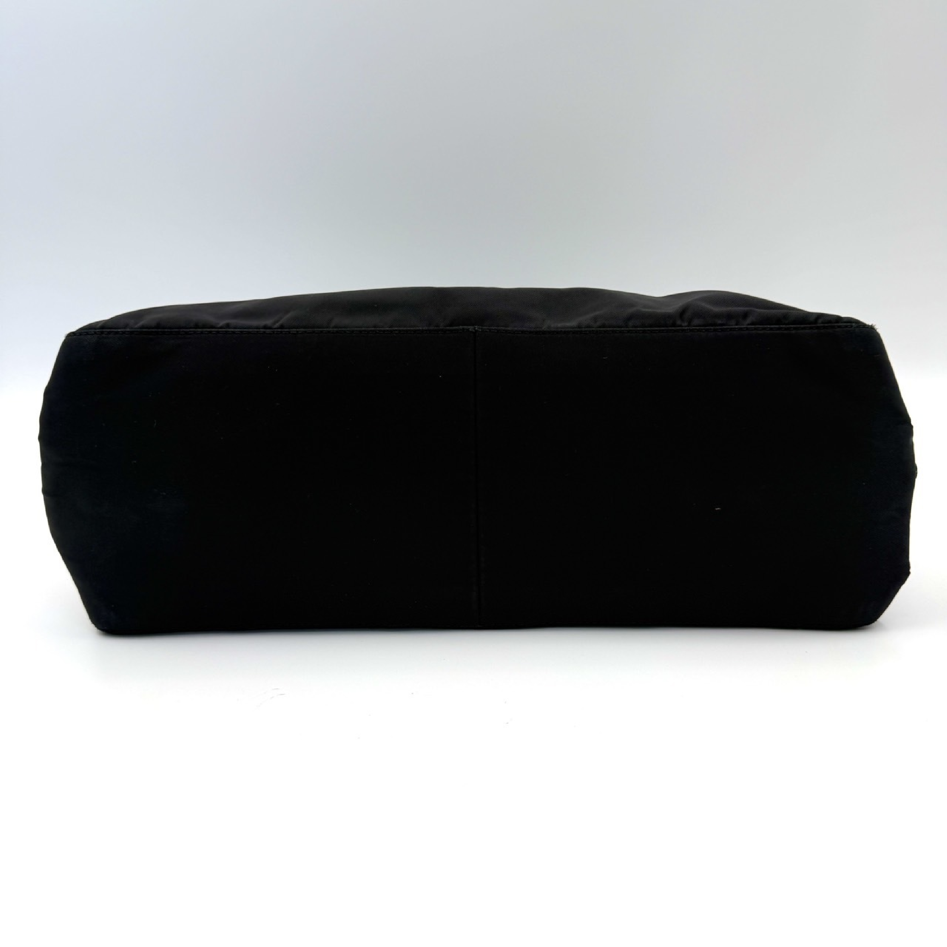 Nylon Handbag Triangle Black Shoulder Bag — view 3