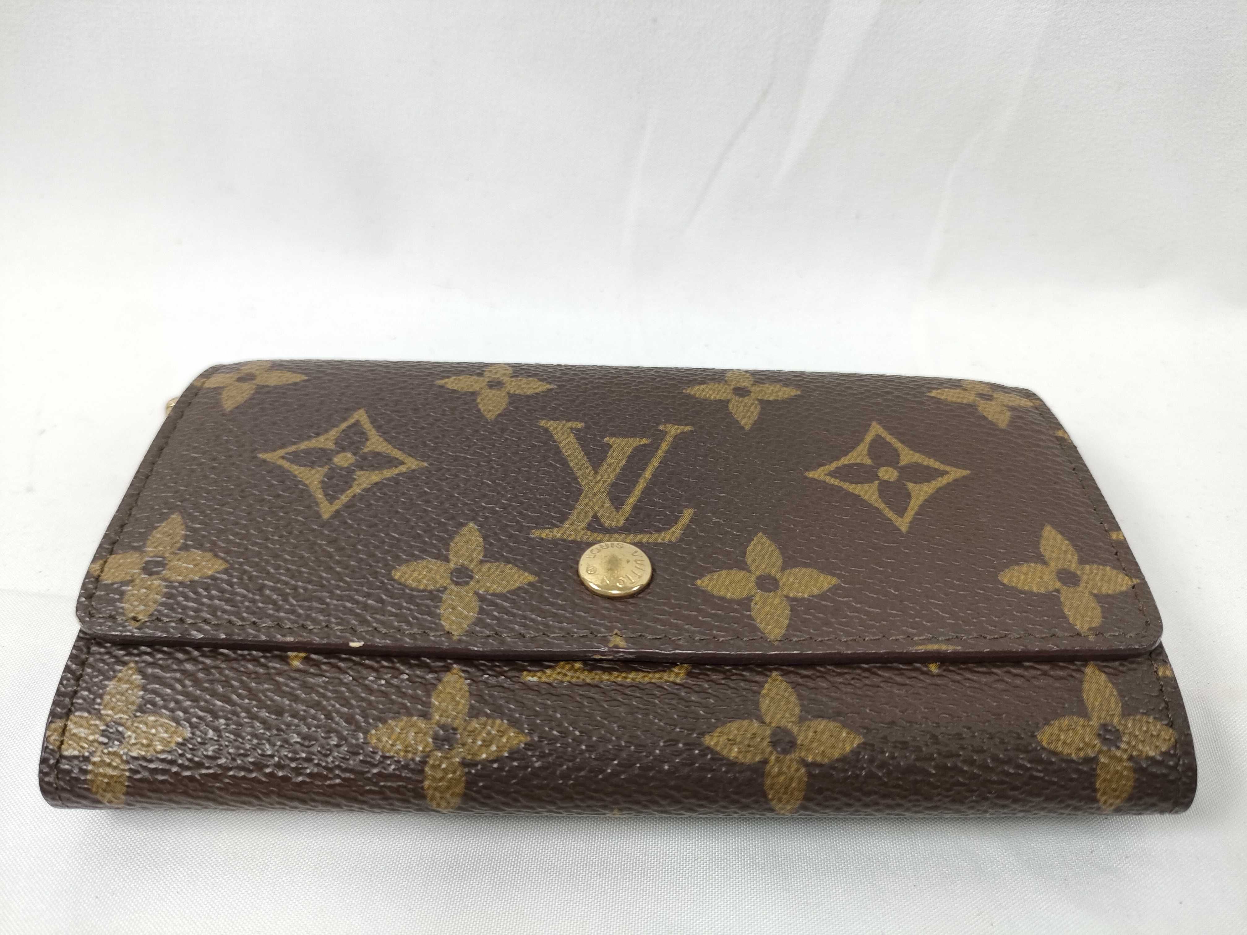 Monogram Louis Vuitton Monogram Portemonnaie Zip Folding Wallet — view 3