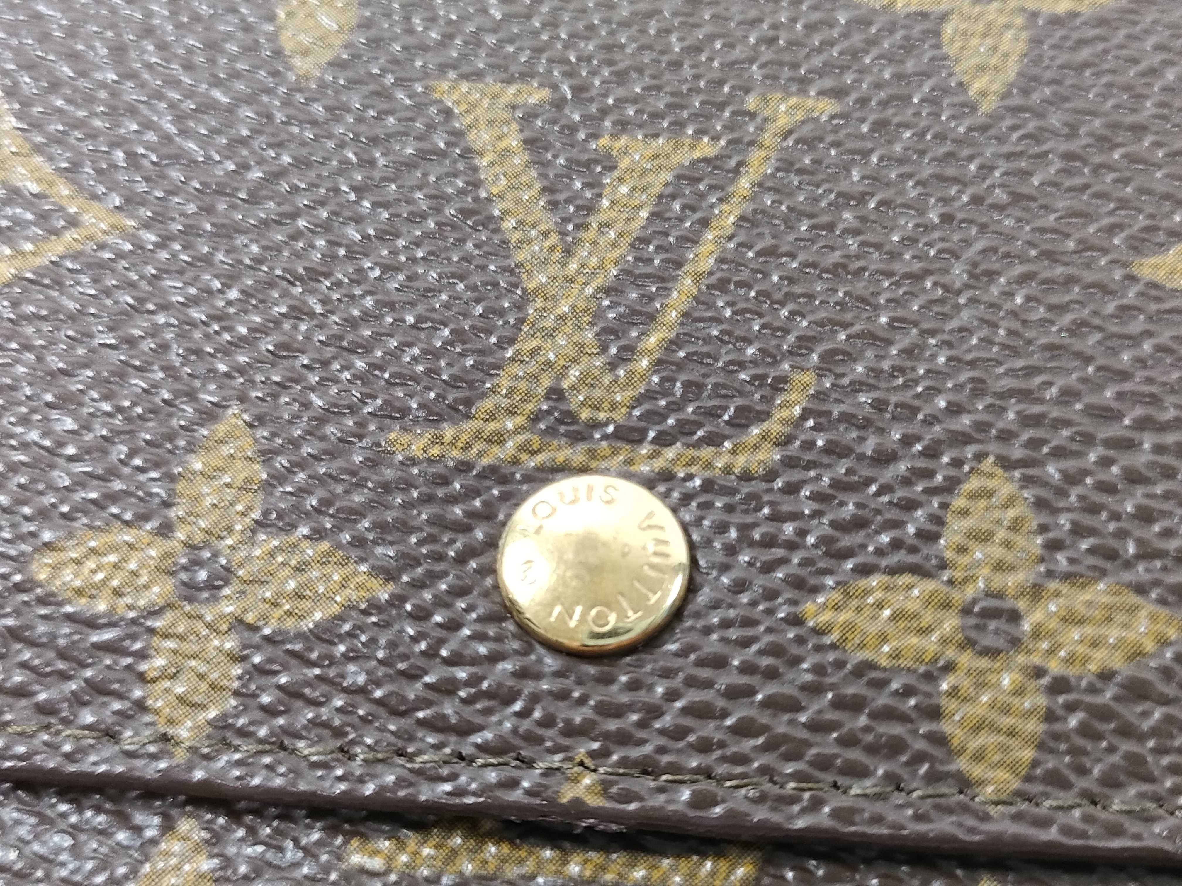Monogram Louis Vuitton Monogram Portemonnaie Zip Folding Wallet — view 7
