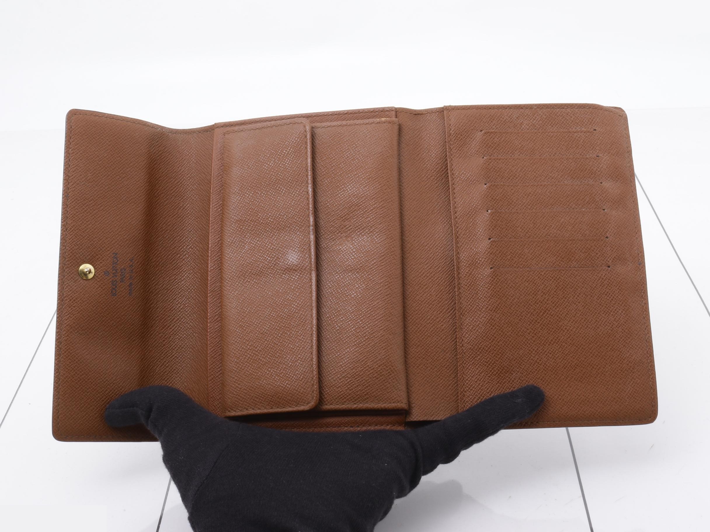Monogram Portefeuille Tresor Etui Papier Tri-fold Wallet — view 4