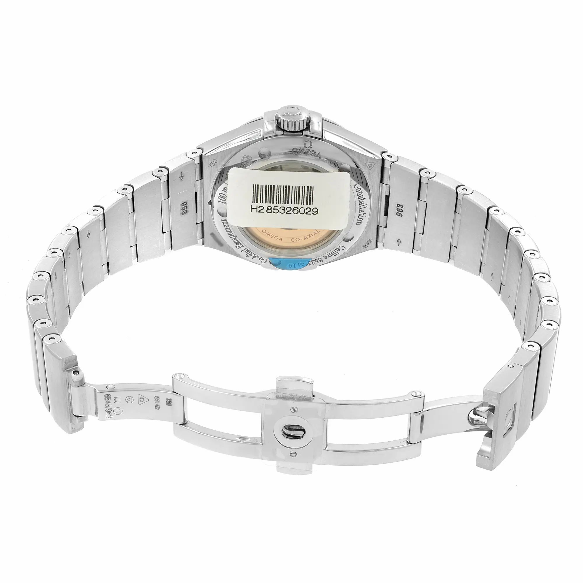 Constellation 18K White Gold Black Dial Ladies Watch 123.55.31.20.51.001 — view 6