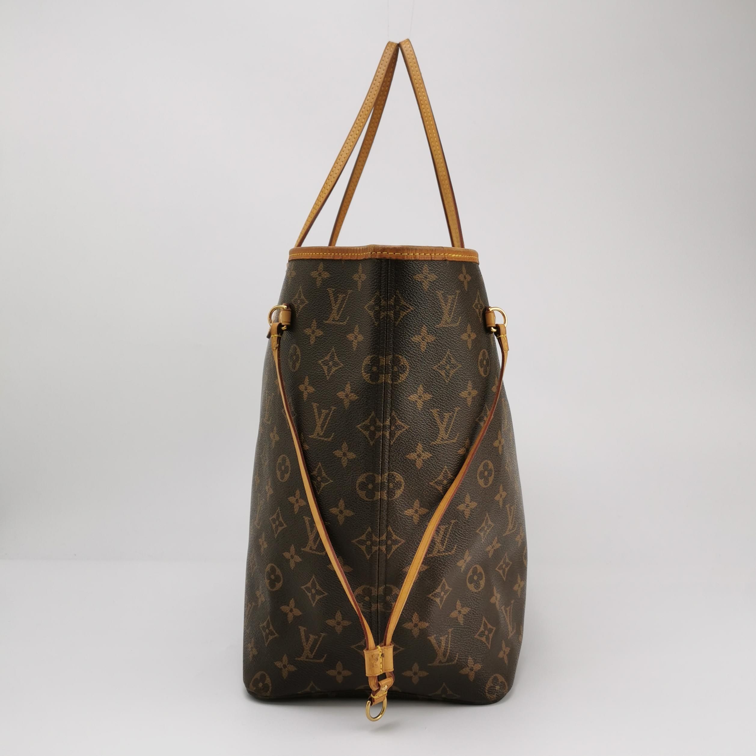 Neverfull GM Brown,Monogram WPO — view 3