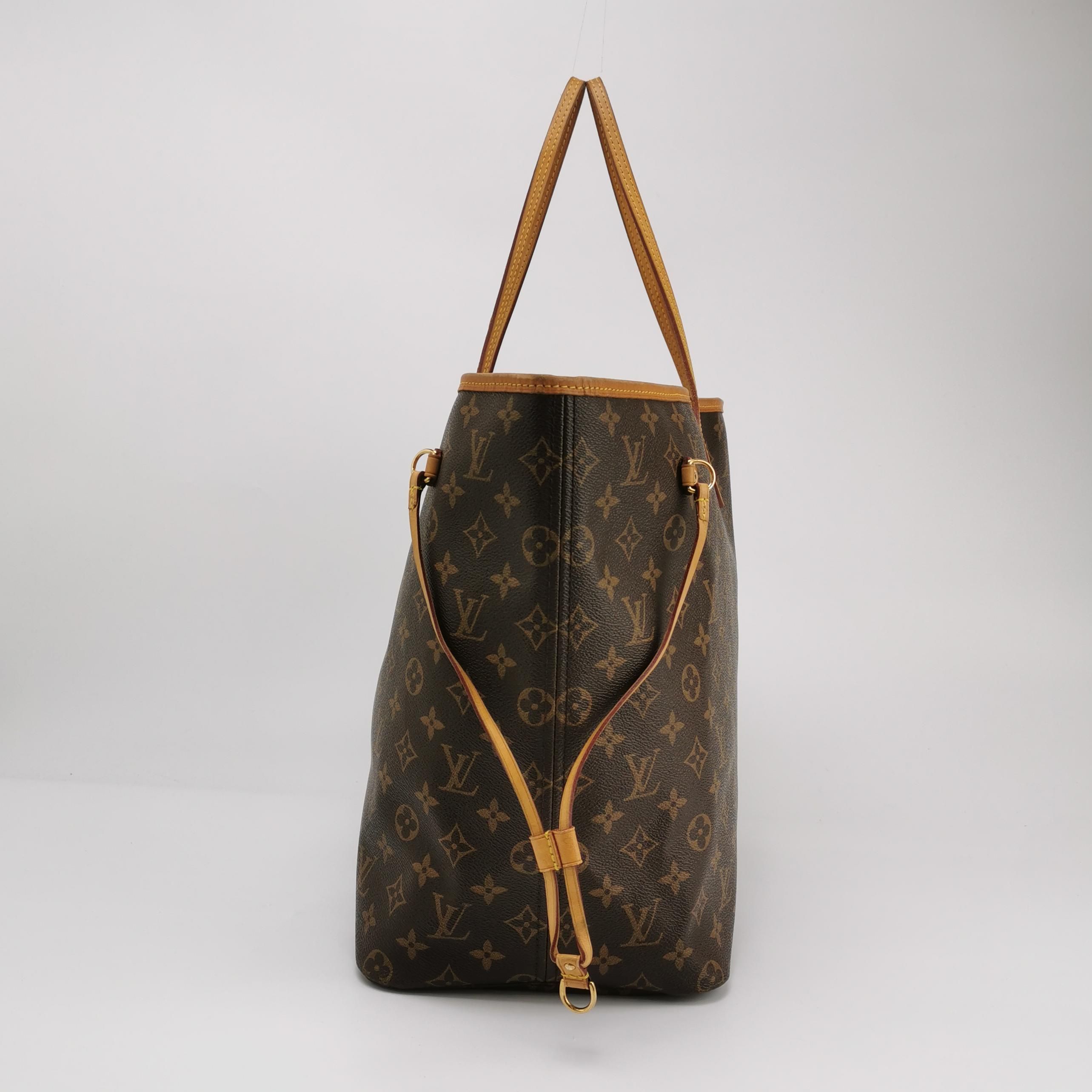 Neverfull GM Brown,Monogram WPO — view 4
