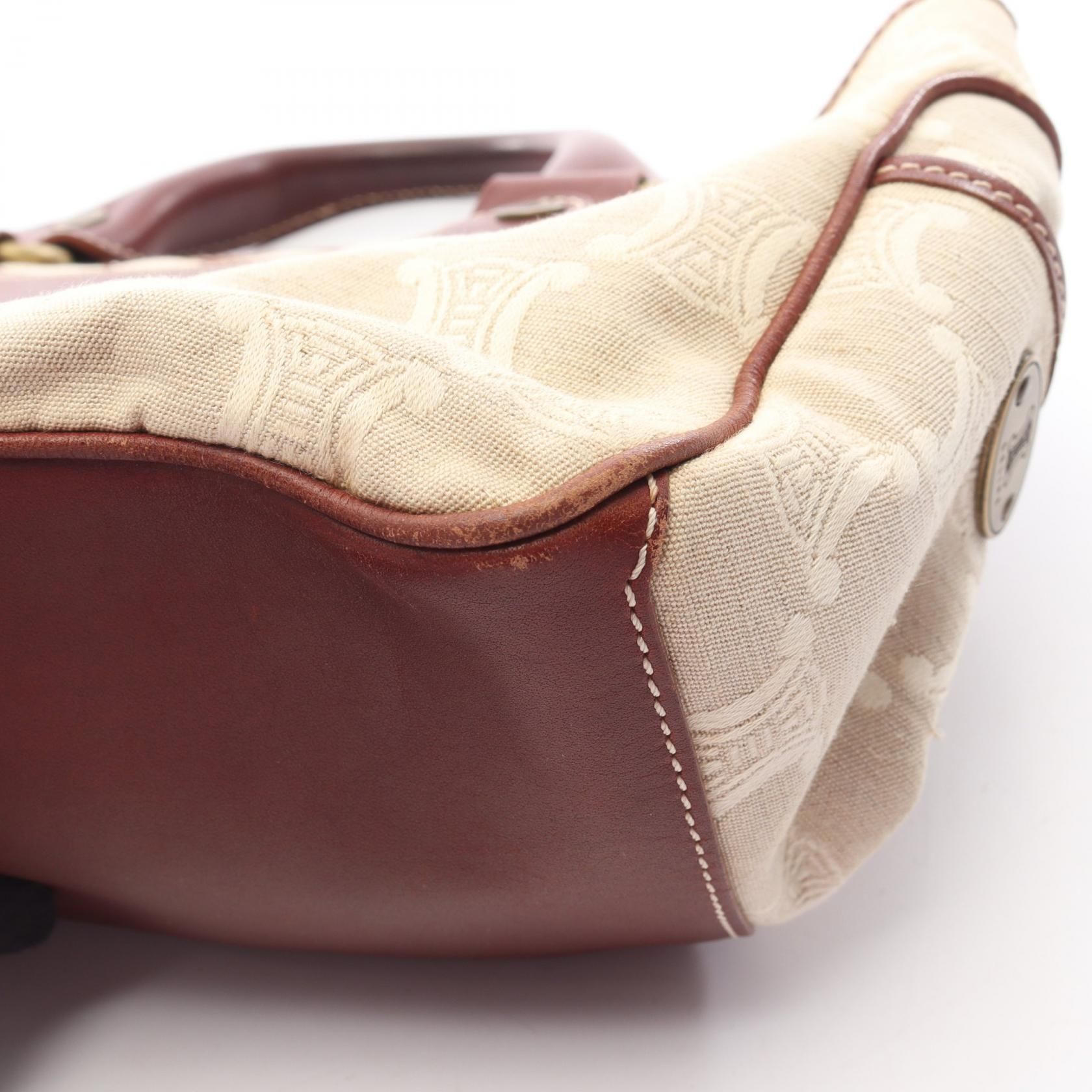Boogie Bag Paris Macadam Handbag Beige Brown Canvas — view 11
