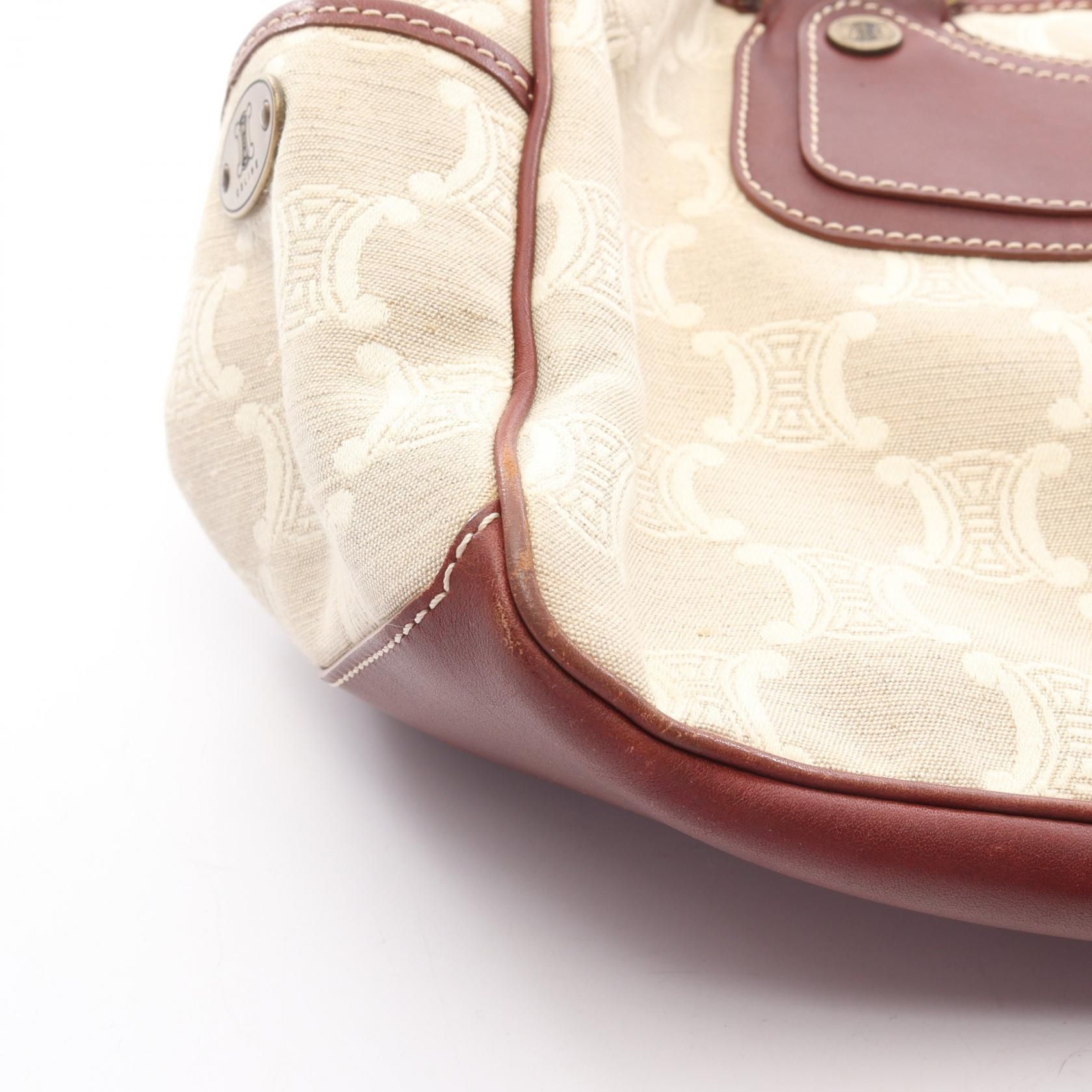 Boogie Bag Paris Macadam Handbag Beige Brown Canvas — view 14