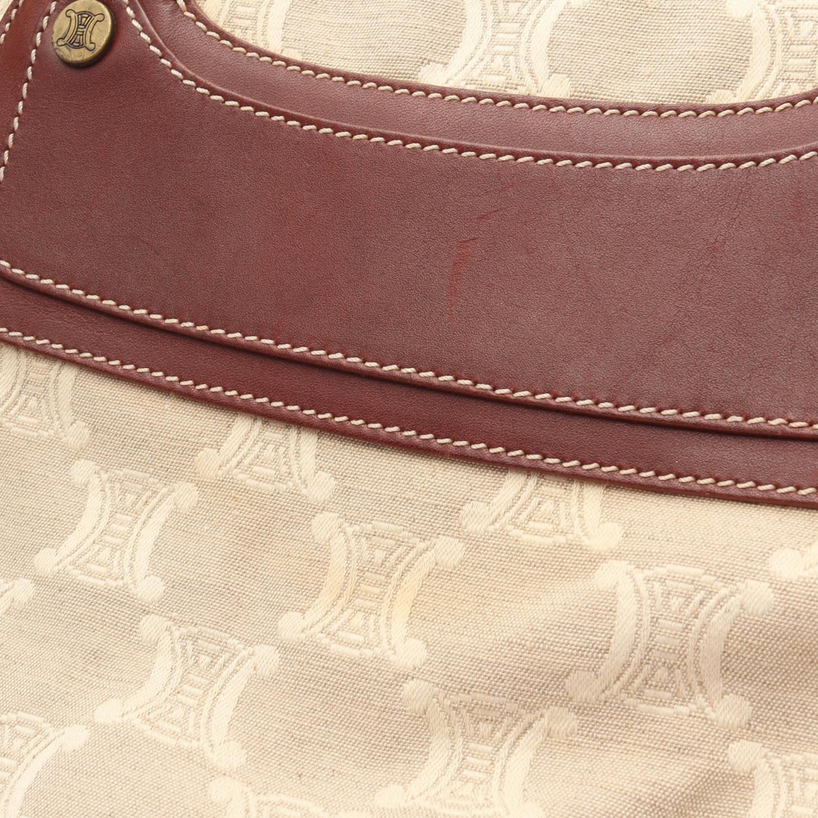 Boogie Bag Paris Macadam Handbag Beige Brown Canvas — view 10