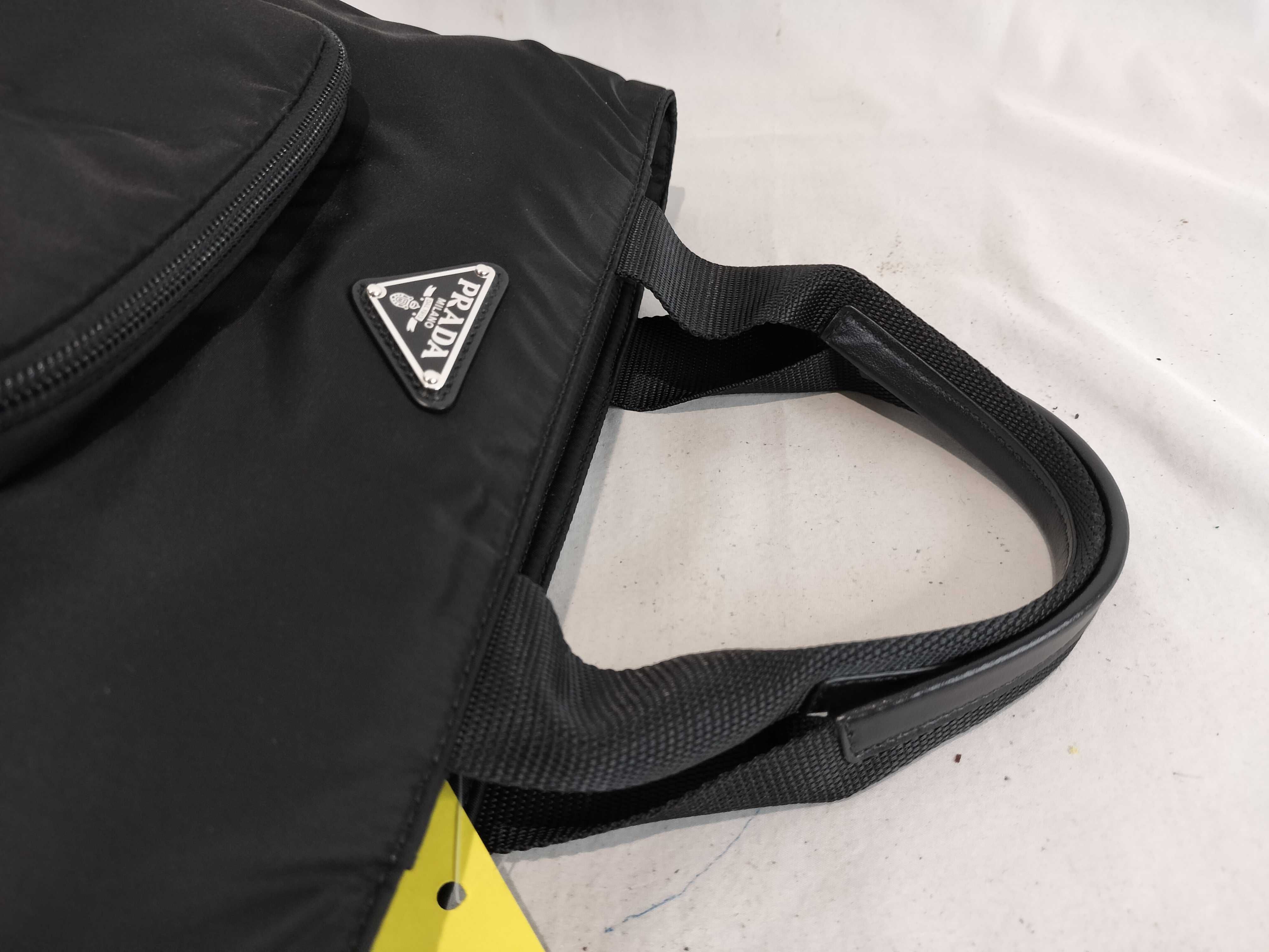 1BG354 Nylon x Leather 2-Way Padded Handbag — view 3