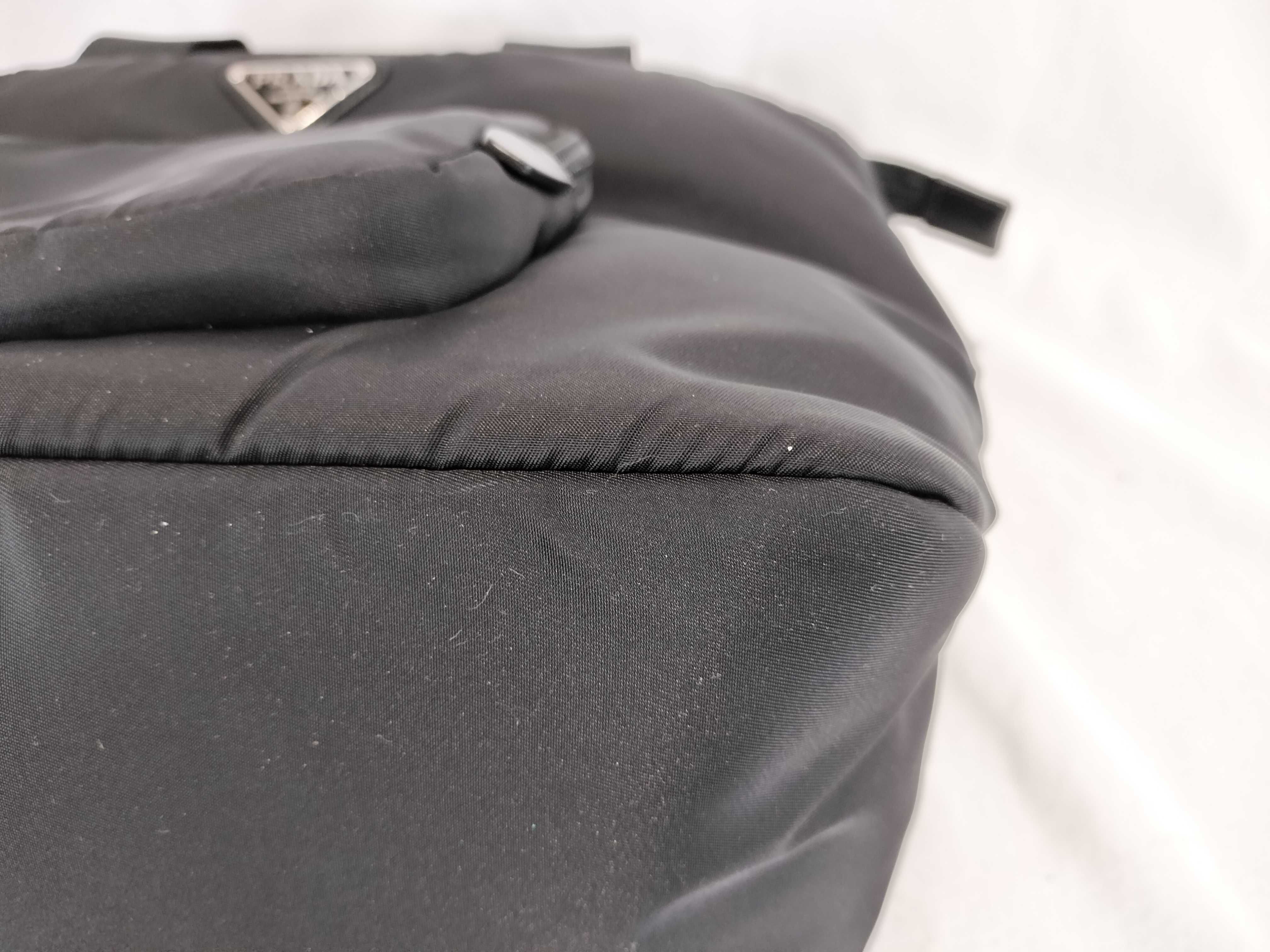 1BG354 Nylon x Leather 2-Way Padded Handbag — view 6