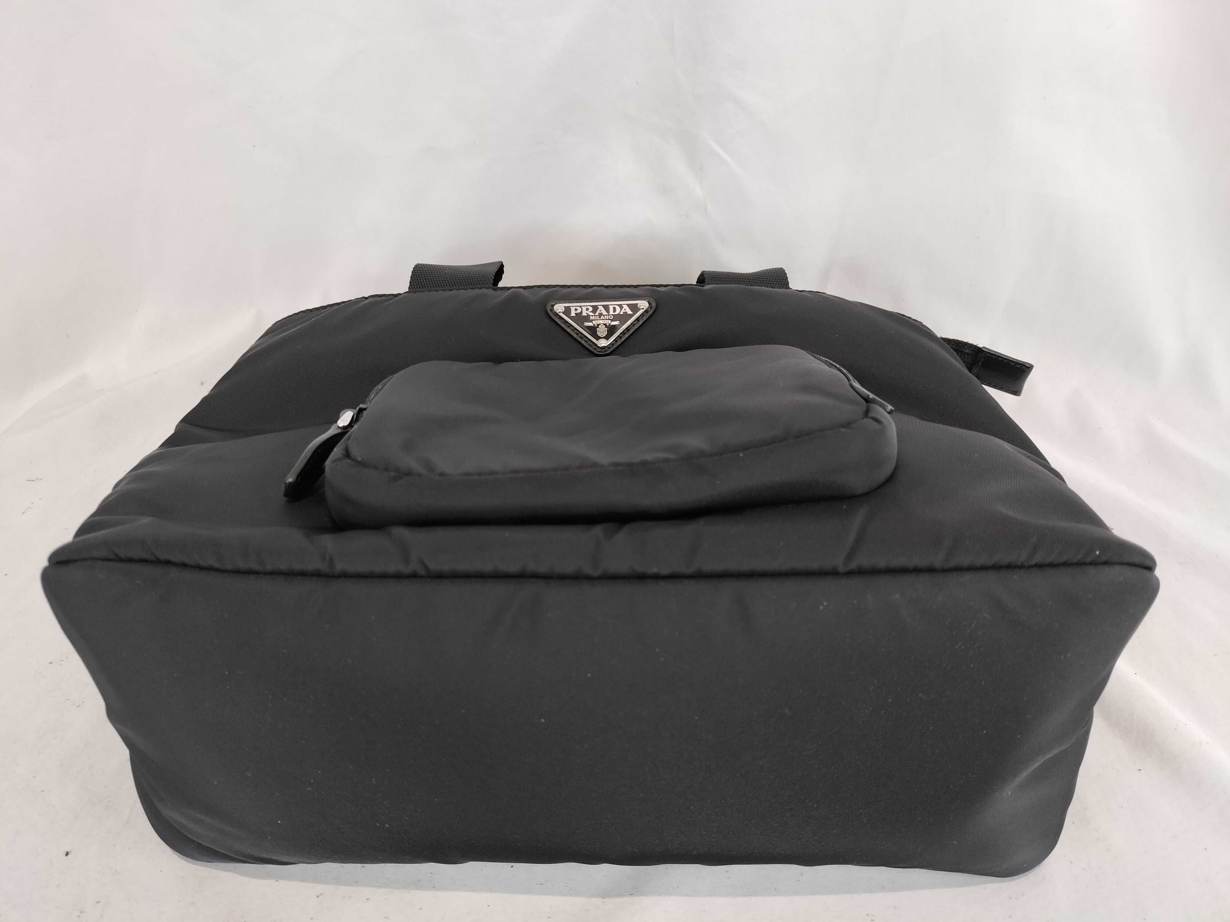 1BG354 Nylon x Leather 2-Way Padded Handbag — view 7