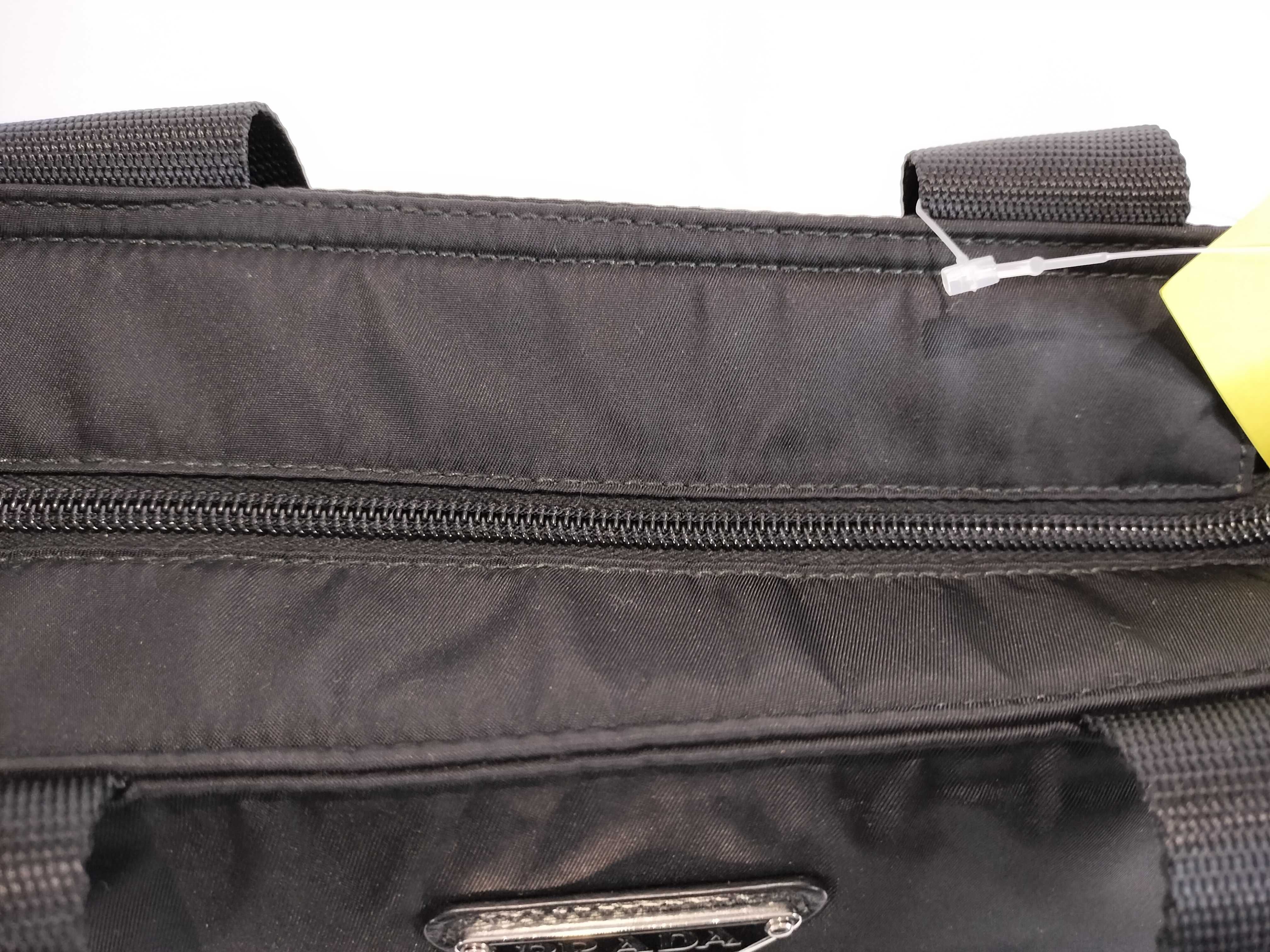 1BG354 Nylon x Leather 2-Way Padded Handbag — view 9