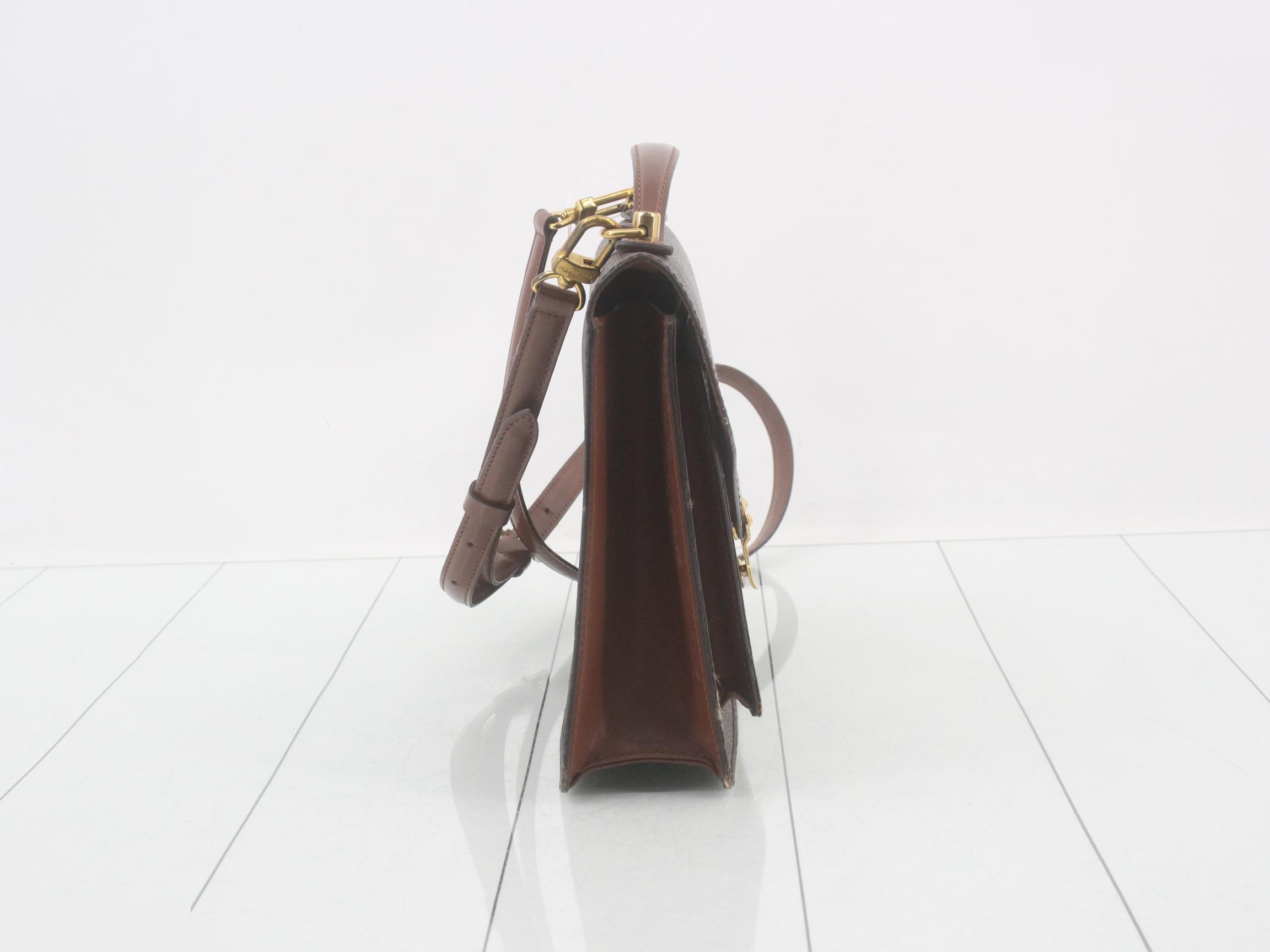 Monceau handbag with strap, Monogram, brown. — view 4