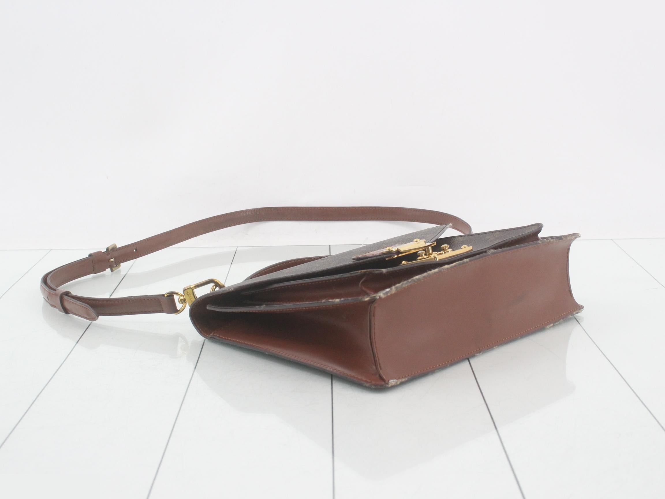 Monceau handbag with strap, Monogram, brown. — view 5