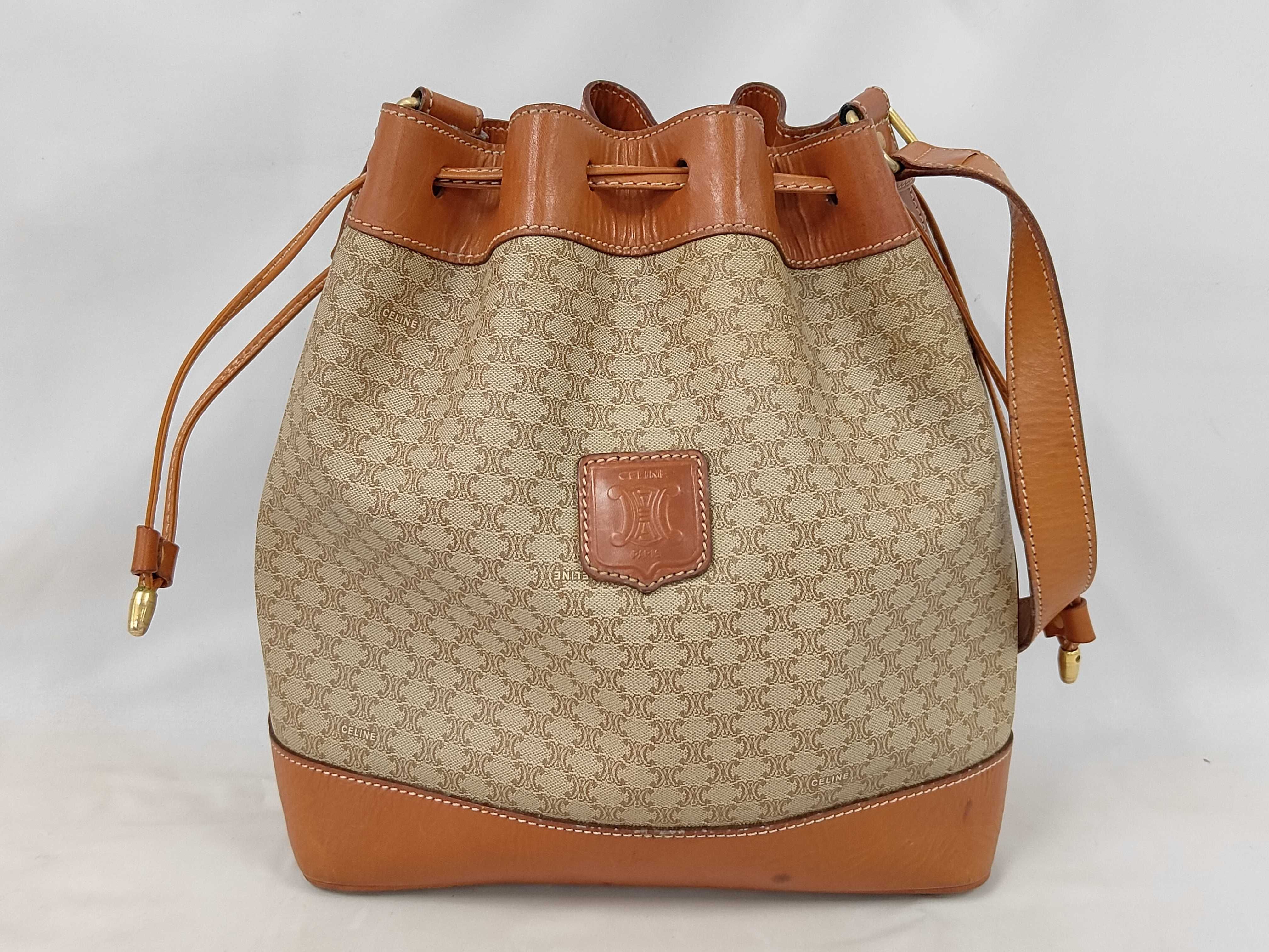 Macadam Drawstring Shoulder Bag
