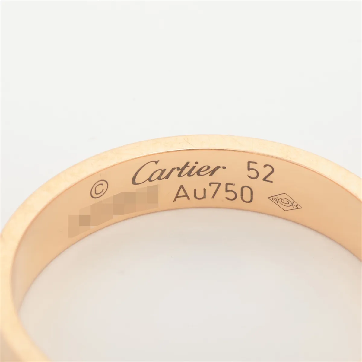 Mini Love Ring 750 (PG) 3.1g Size 52 GGO562 — view 3