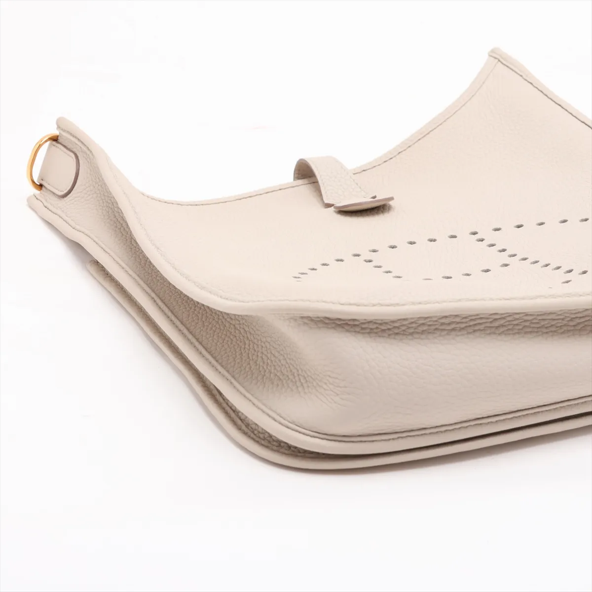 Evelyne 3 29 PM Taurillon Clemence Leather Beton Gold Hardware B: 2023 — view 4