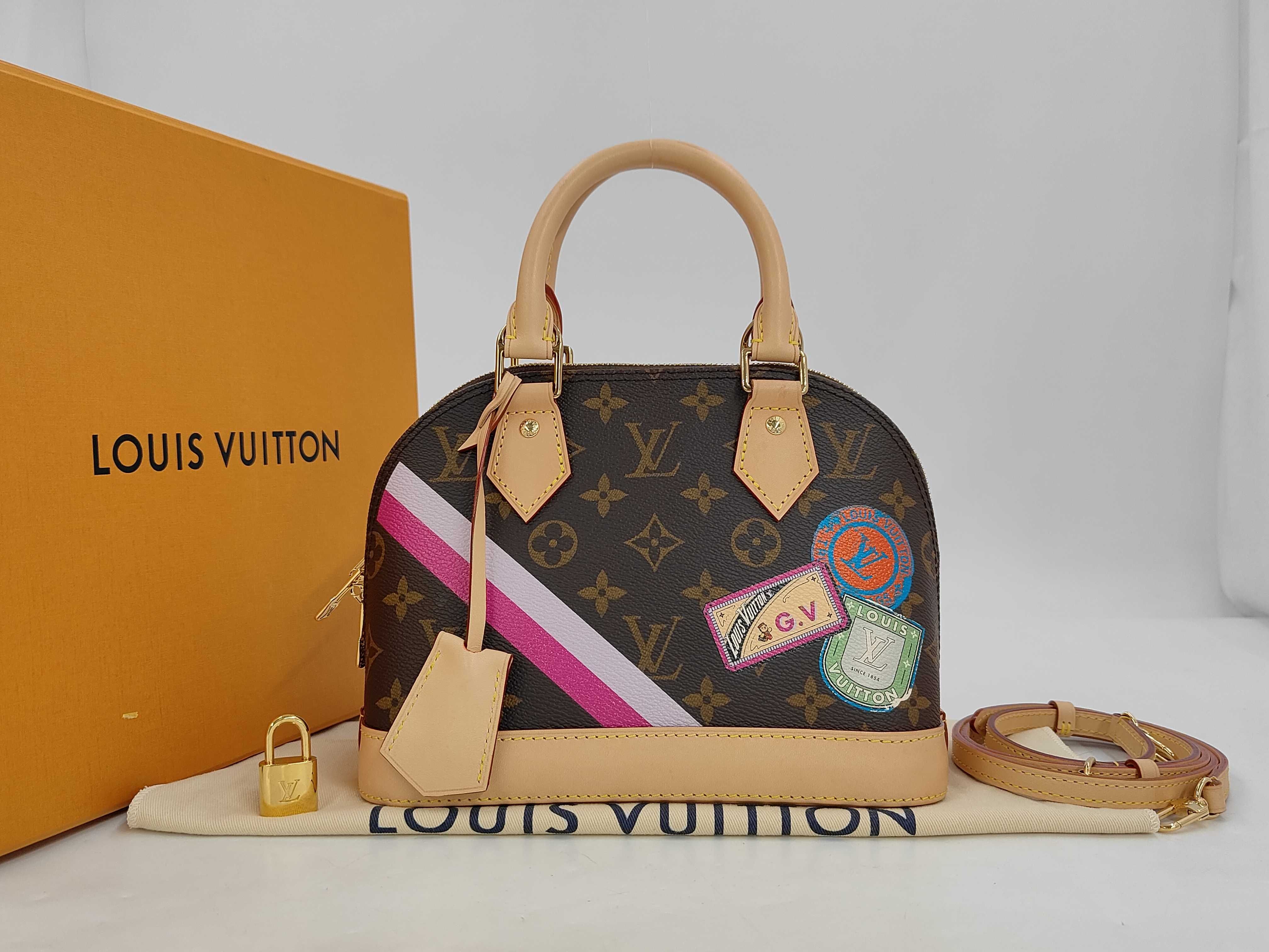 Monogram World Tour Alma BB IC Chip Handbag