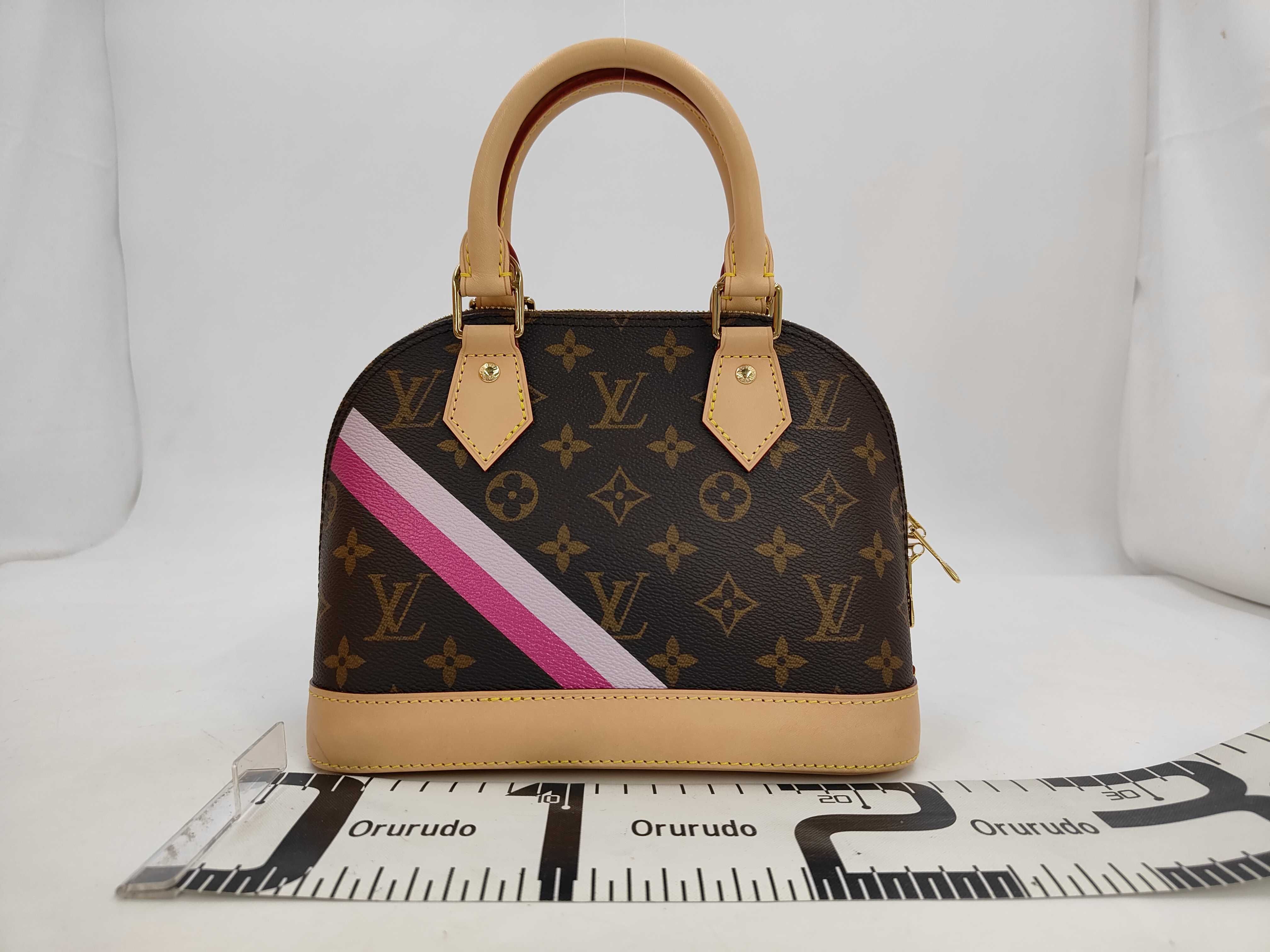 Monogram World Tour Alma BB IC Chip Handbag — view 2