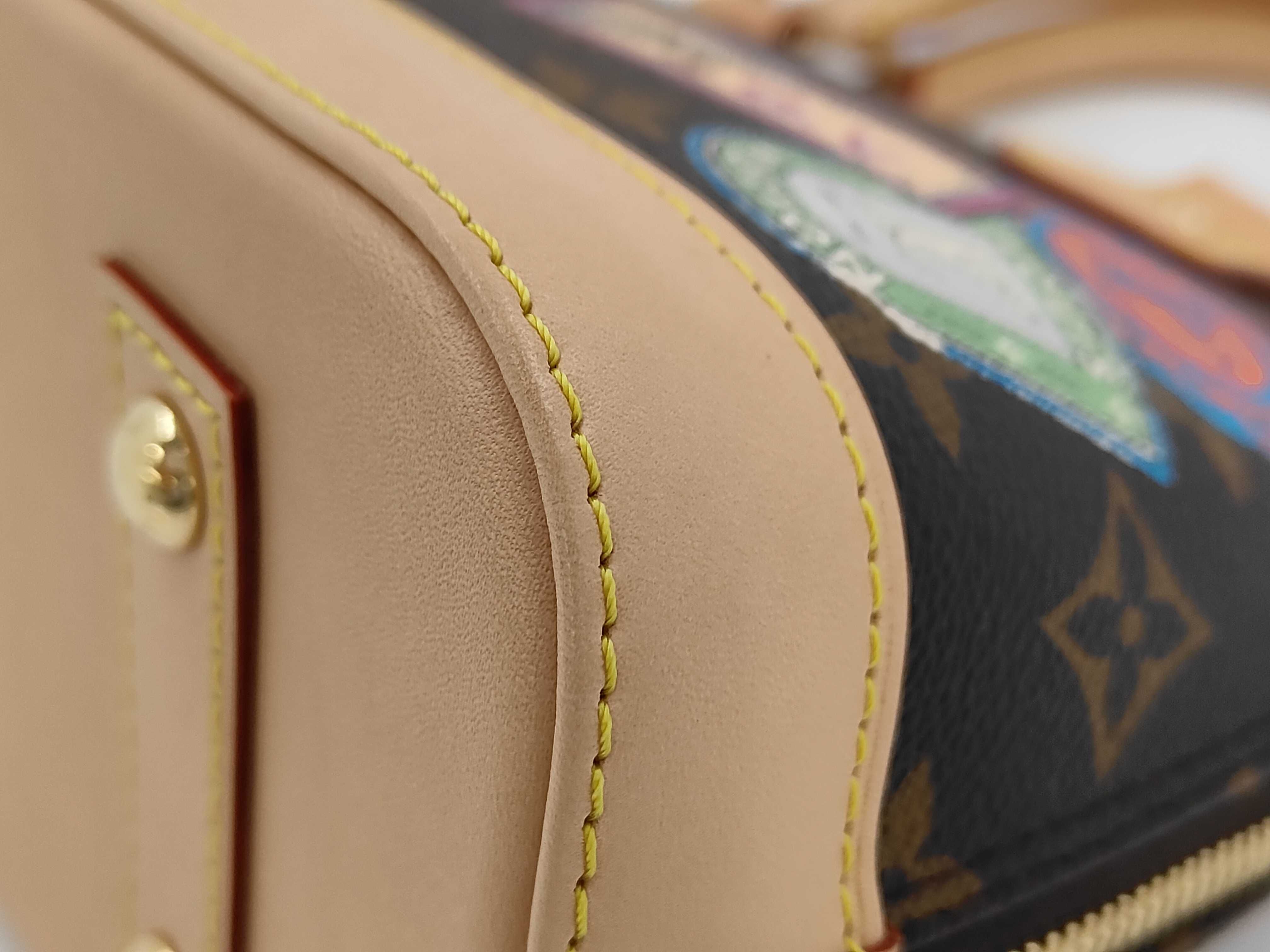 Monogram World Tour Alma BB IC Chip Handbag — view 4