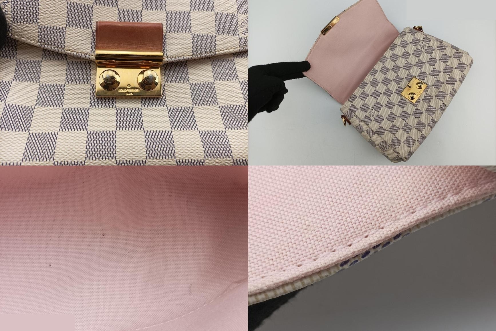 Croisette Damier Canvas Azur — view 8