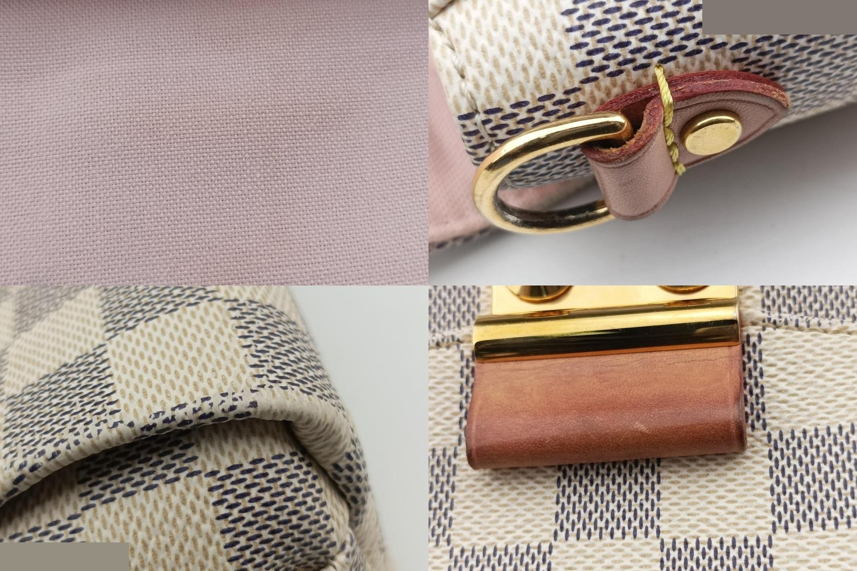 Croisette Damier Canvas Azur — view 9