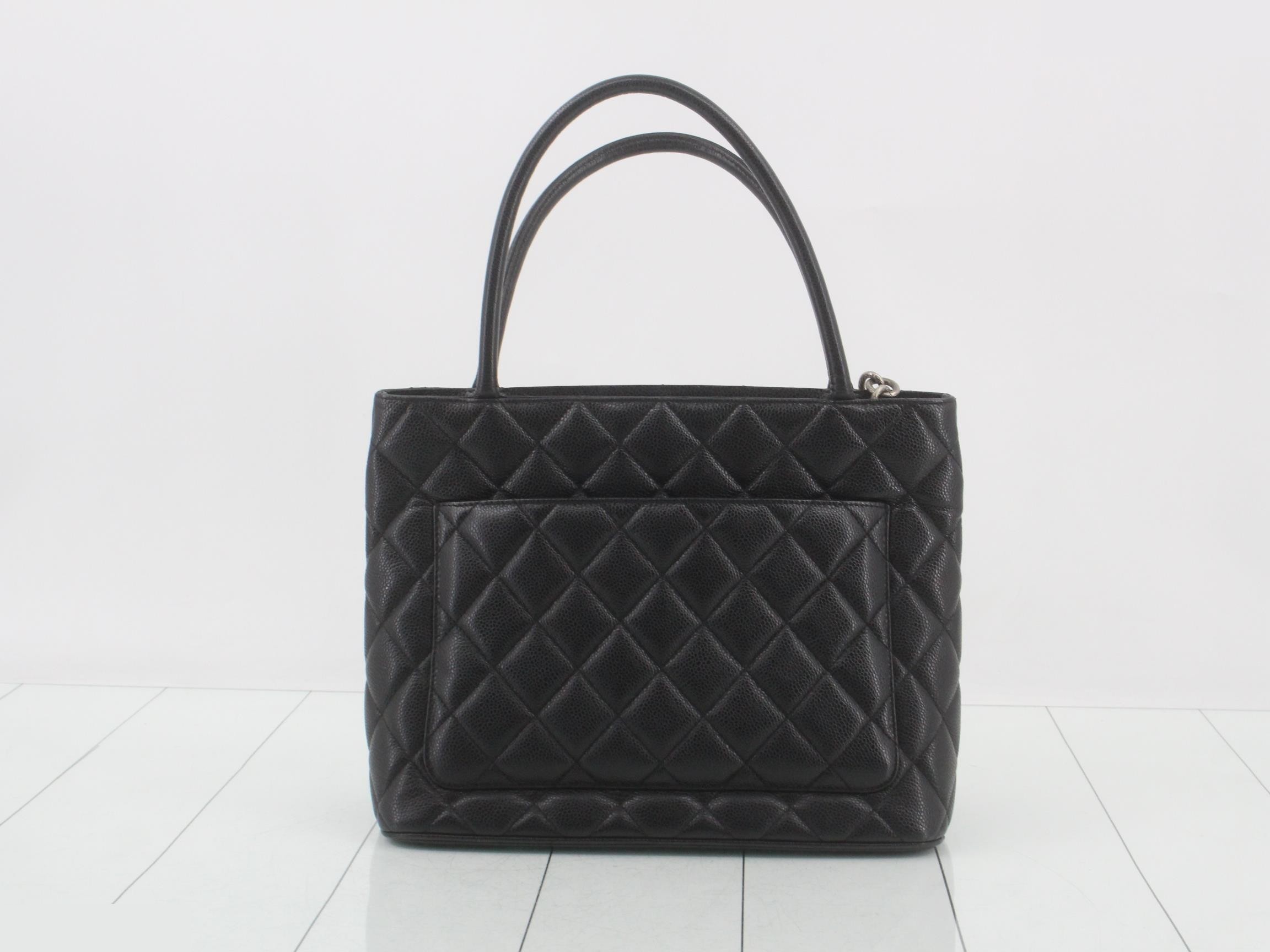 Caviar Skin Reissue Tote Bag with SV Medal — view 2