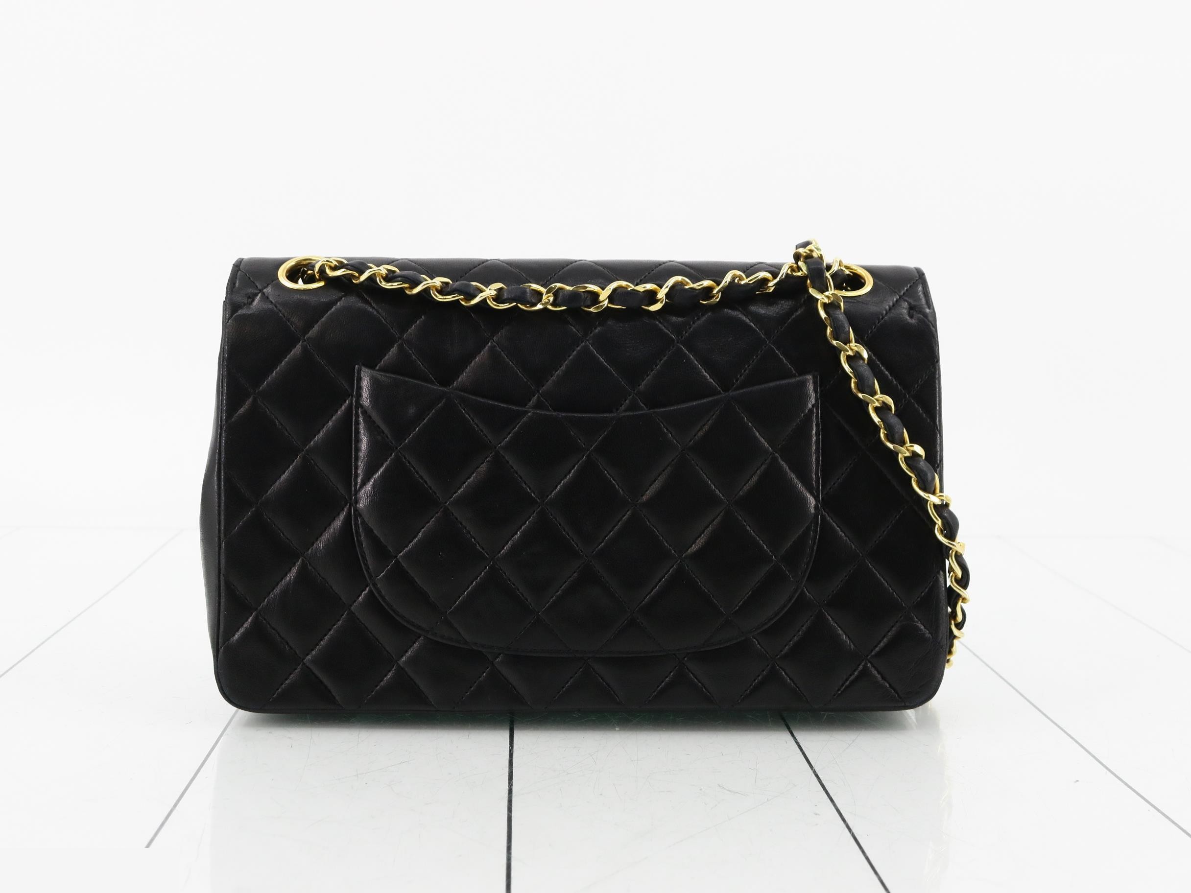 Matelassé 25 Chain Shoulder Bag, Double Flap, Lambskin — view 2